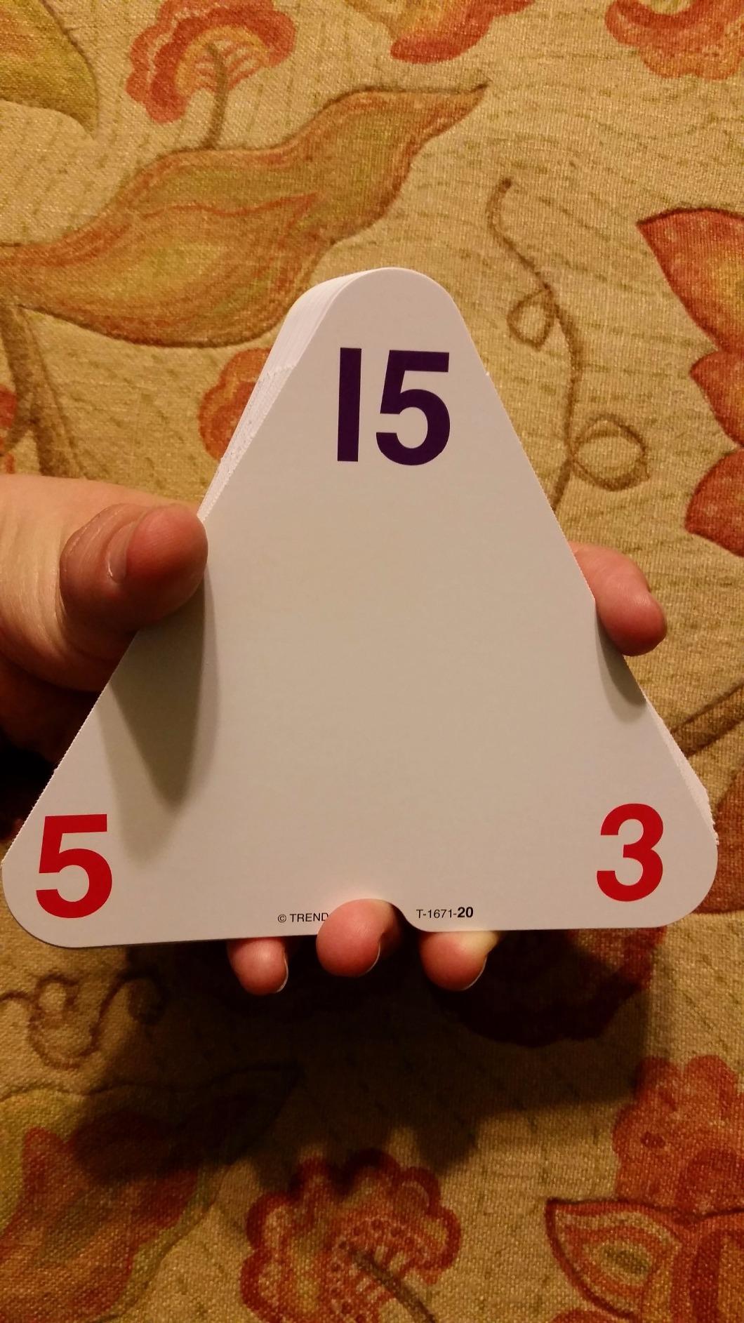 Trend Enterprises 48x Three-Corner Multiplication & Division Flash Cards | Two-Sided Math Learning Cards with Facts 0-12, Interactive Self-Checking Set for Solo or Group Study, Ages 8 and Up customer photo 1