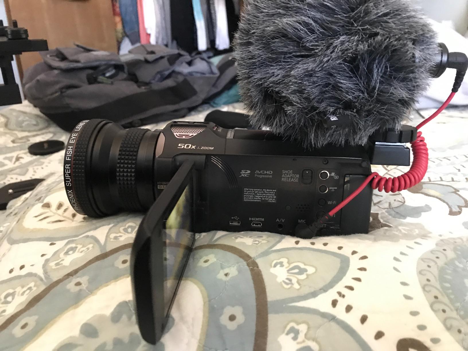 Panasonic Full HD Video Camera Camcorder HC-V770, 20X Optical Zoom, 1/2.3-Inch BSI Sensor, HDR Capture, Wi-Fi Smartphone Multi Scene Video Recording (Black) customer photo 1