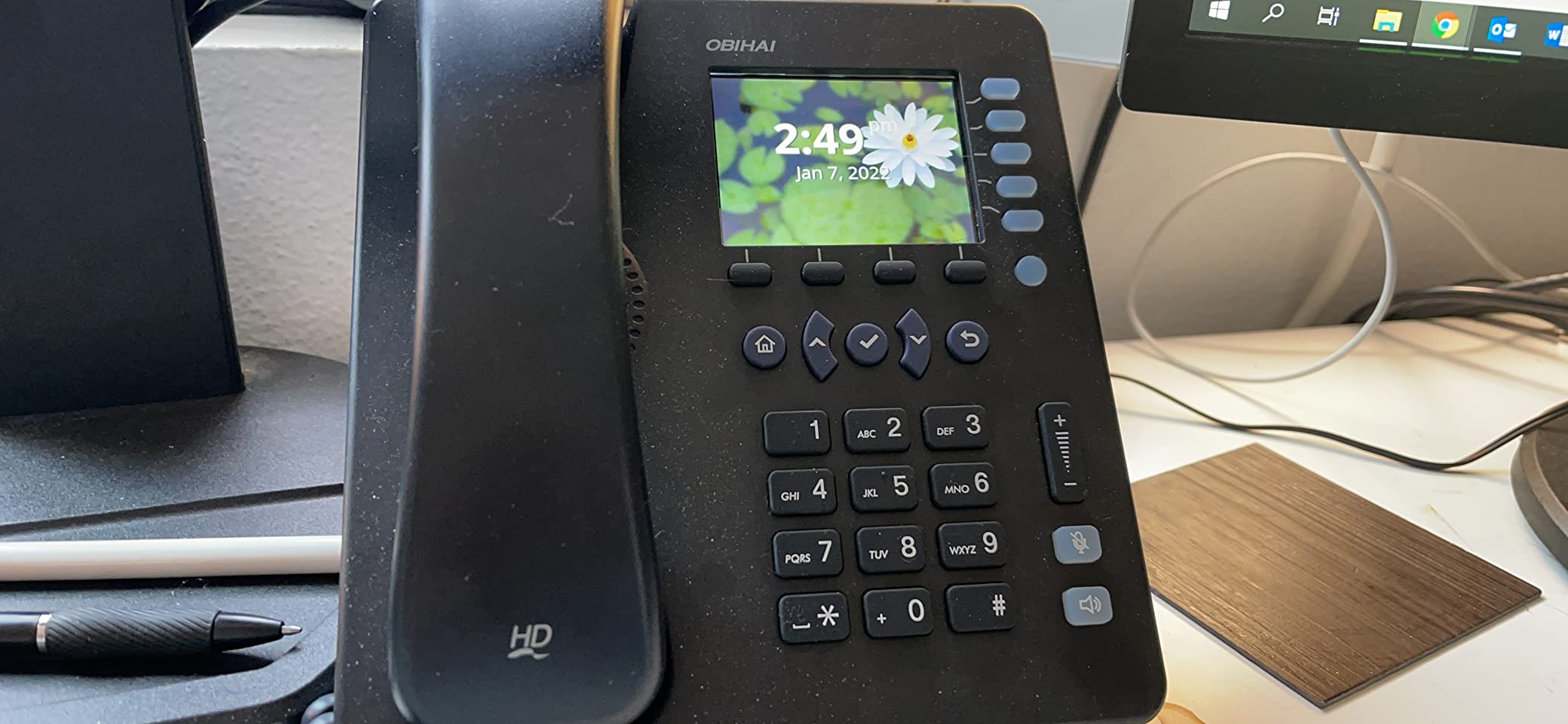 Obihai OBi1022PA Google Voice VOIP Phone with Power Supply - Up to 10 Lines - Support for Google Voice and SIP-Based Services - Google Voice Device customer photo 1