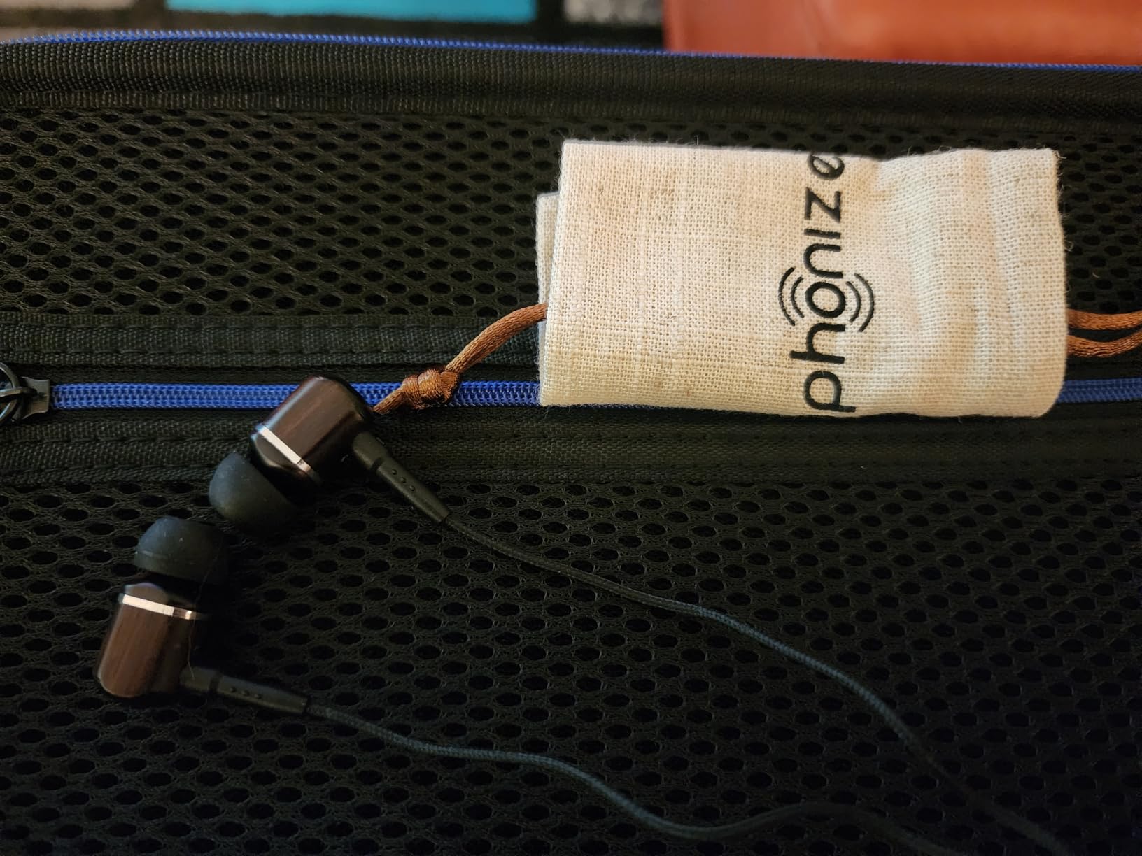 Symphonized Premium Wooden Wired Earbuds with Microphone (Aux 3.5mm Jack) customer photo 1