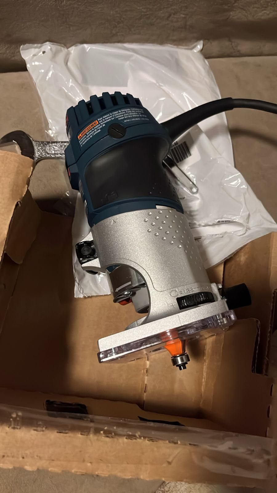 BOSCH PR20EVS Colt 1.0 HP Variable-Speed Palm Router, Quick-Clamp System customer photo 2