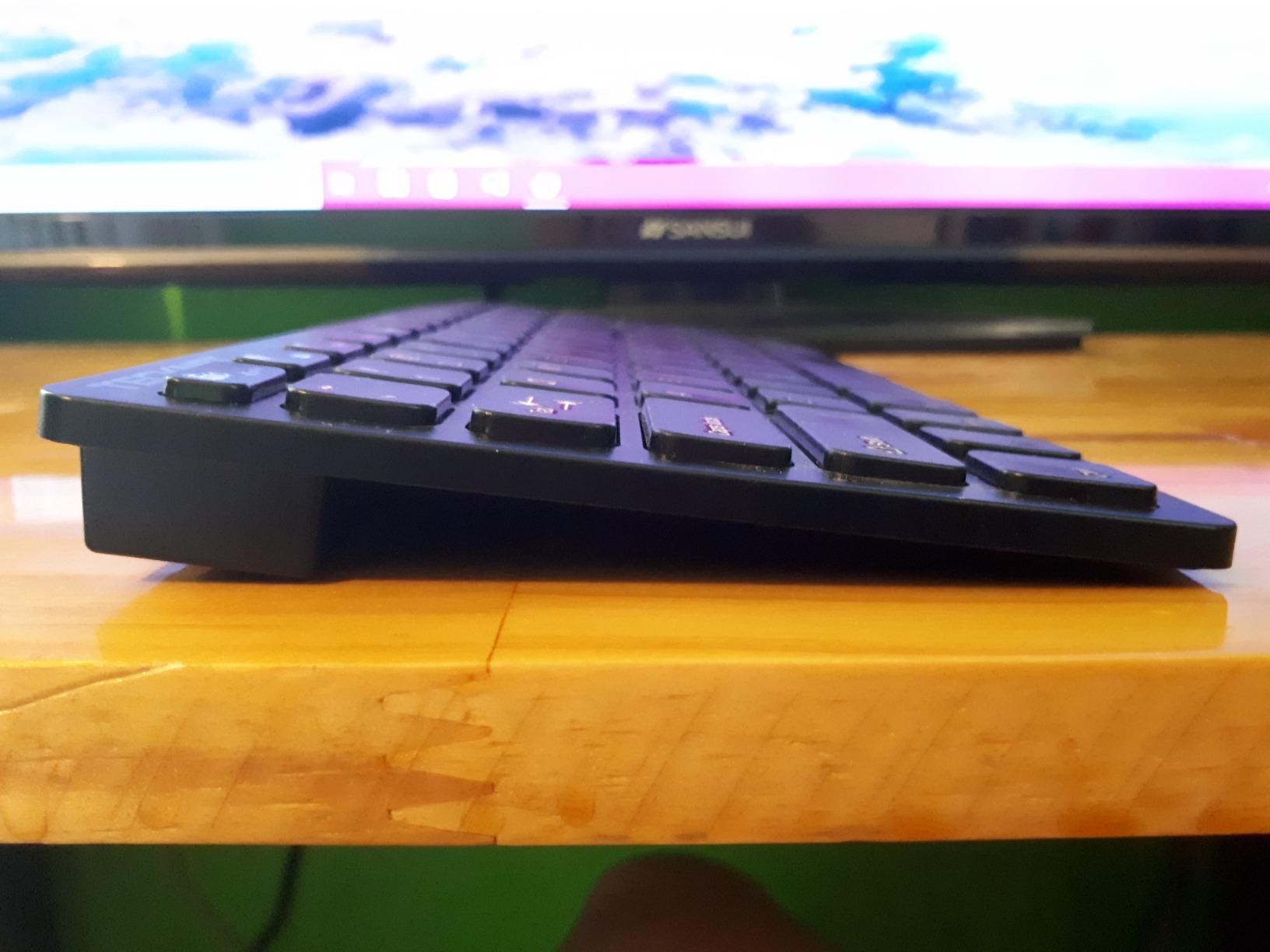 TECKNET 2.4G Wireless Keyboard - Mini Compact Keyboard with Media Hotkeys customer photo 1