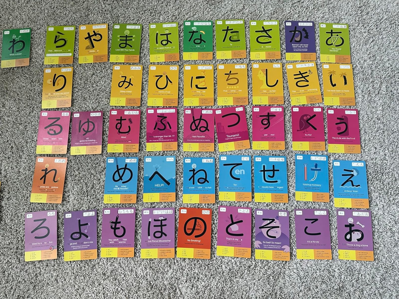 Dr. Moku's Hiragana & Katakana Flash Cards - Learn the Japanese Alphabet for Beginners customer photo 1