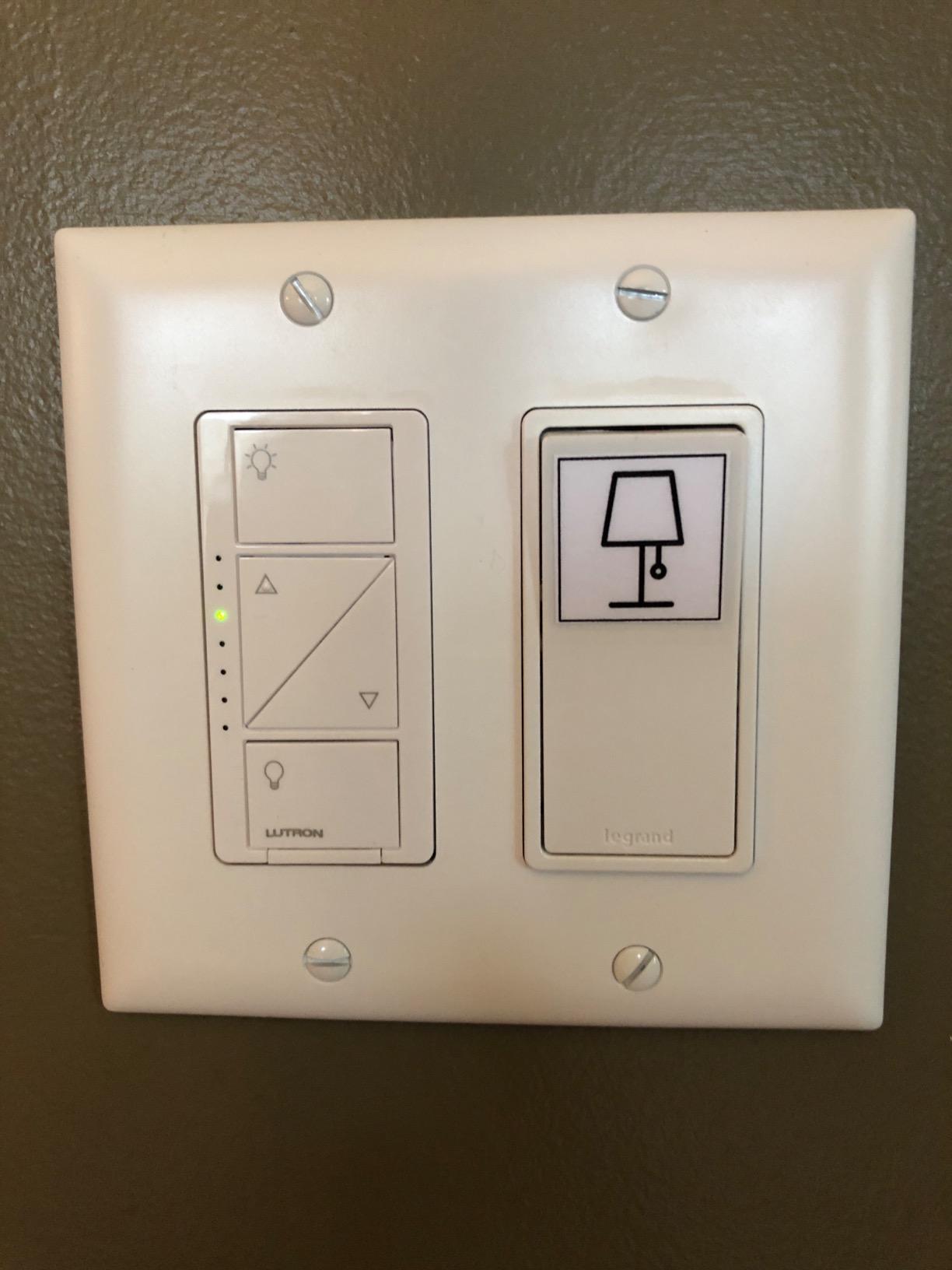 Lutron Caseta Smart Dimmer Starter Kit w/ 1 OG Dimmer, Pico, Bracket & Hub | Smart Kit has reliable connection, doesn't rely on WiFi; connect to Alexa, Apple Home, Google Home, P-BDG-PKG1W-A, White customer photo 2