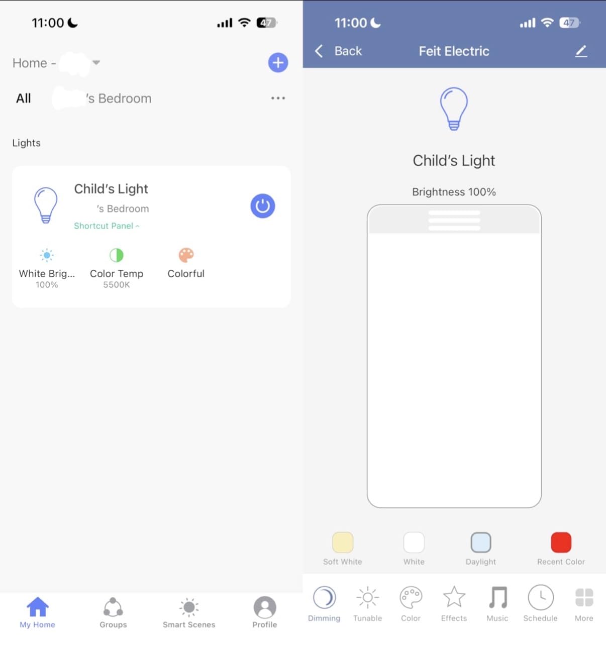 Feit Electric Smart Light Bulbs, A19 RGBW Color Changing - 60W Eq - 1 Pack | Wi-Fi 2.4GHz, Works with Alexa & Google, App Dimmable, E26 800 Lumens, Tunable White 2700-6500K, CRI 90, Wifi LED Lightbulbs customer photo 2