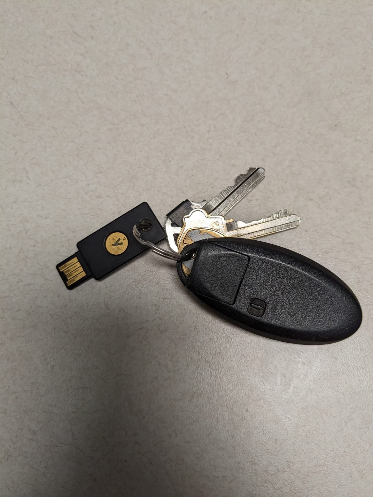 Yubico - YubiKey 5 NFC - Multi-Factor authentication (MFA) Security Key and passkey, Connect via USB-A or NFC, FIDO Certified - Protect Your Online Accounts customer photo 2