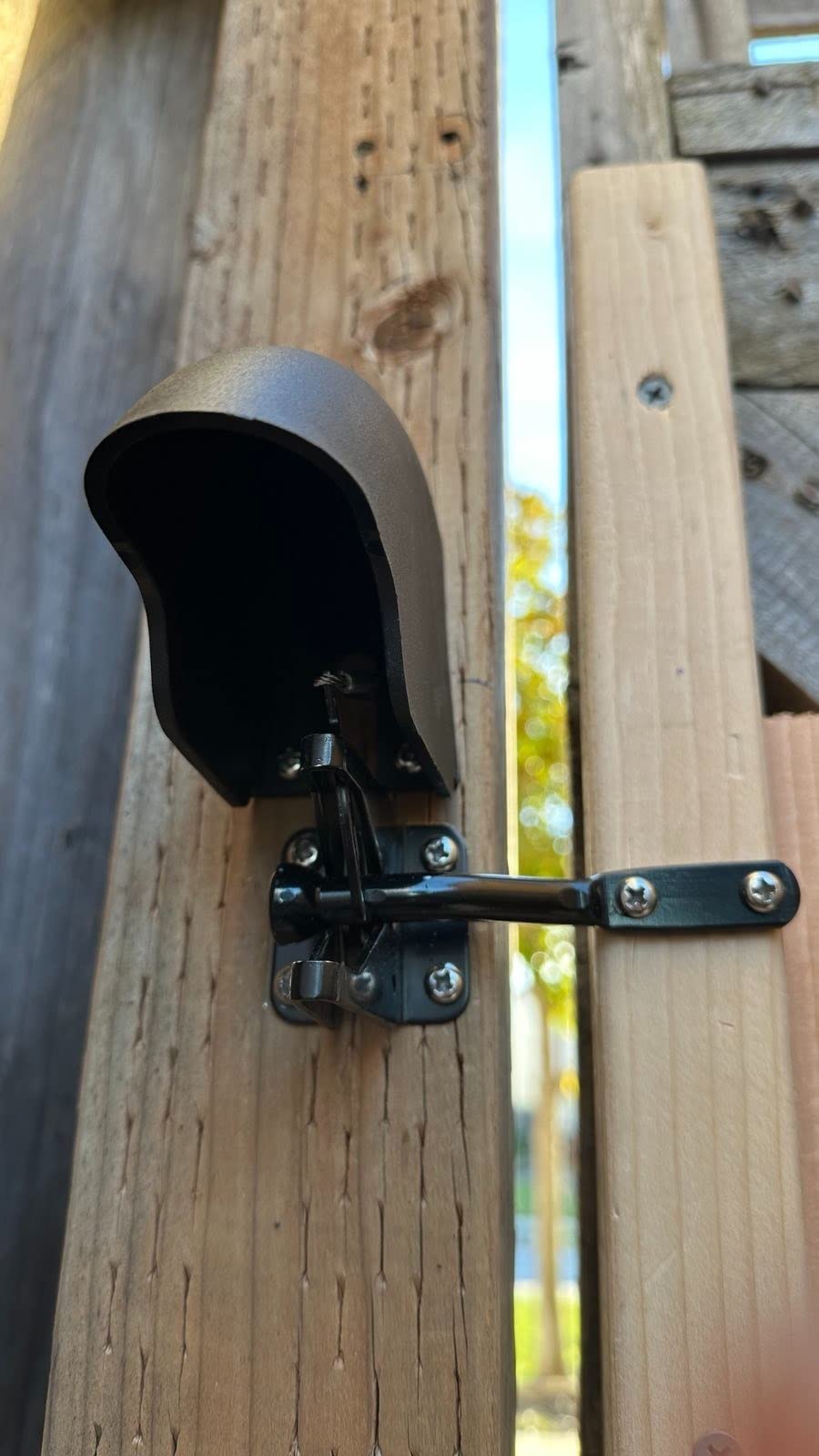 Gate Lock - Secure Keyless Fence Lock and Latch with 2-Way Access - Strong Durable System for Theft Prevention and Home Security, Easy Installation on Wood or Vinyl Gates/Fences customer photo 2