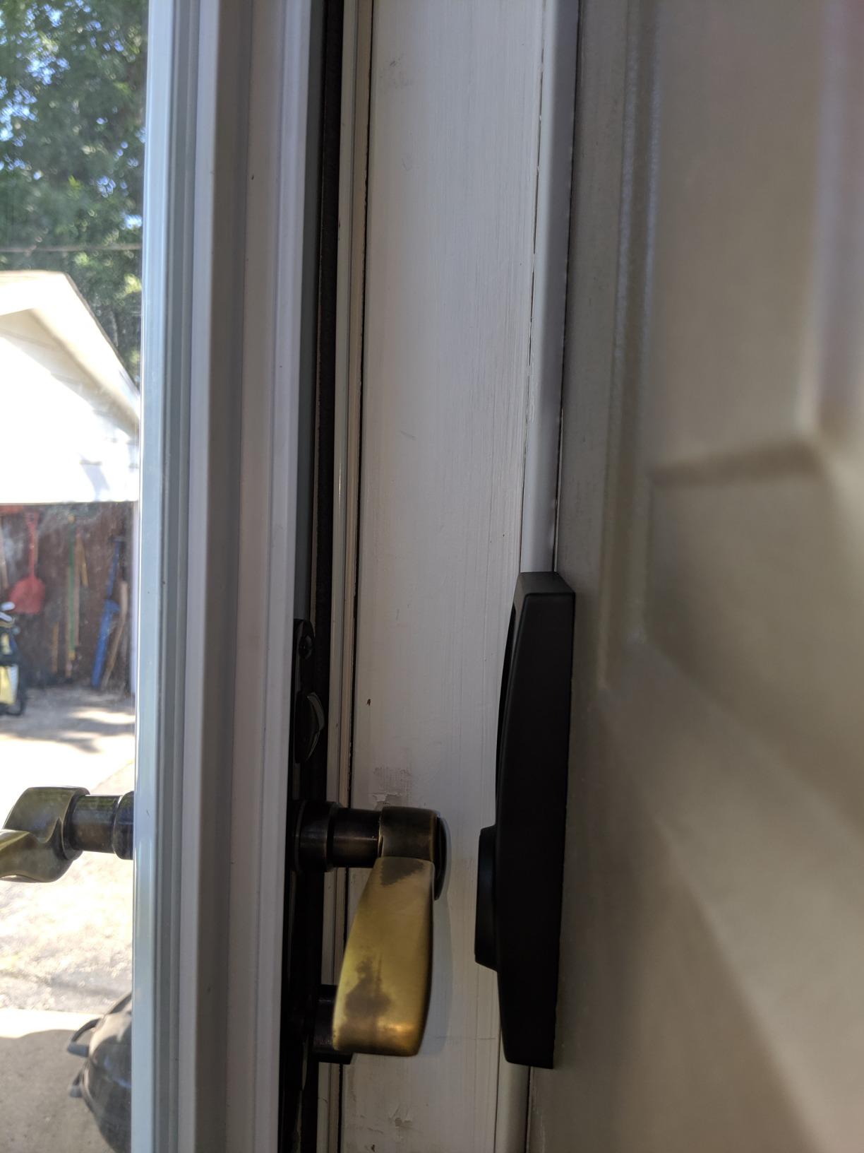 Schlage Connect Smart Deadbolt Lock with Century Trim, Aged Bronze | Keyless entry door lock, Touchscreen keypad deadbolt, Z-Wave Plus smart lock, Ring alarm compatible, Easy install, BE469 customer photo 2