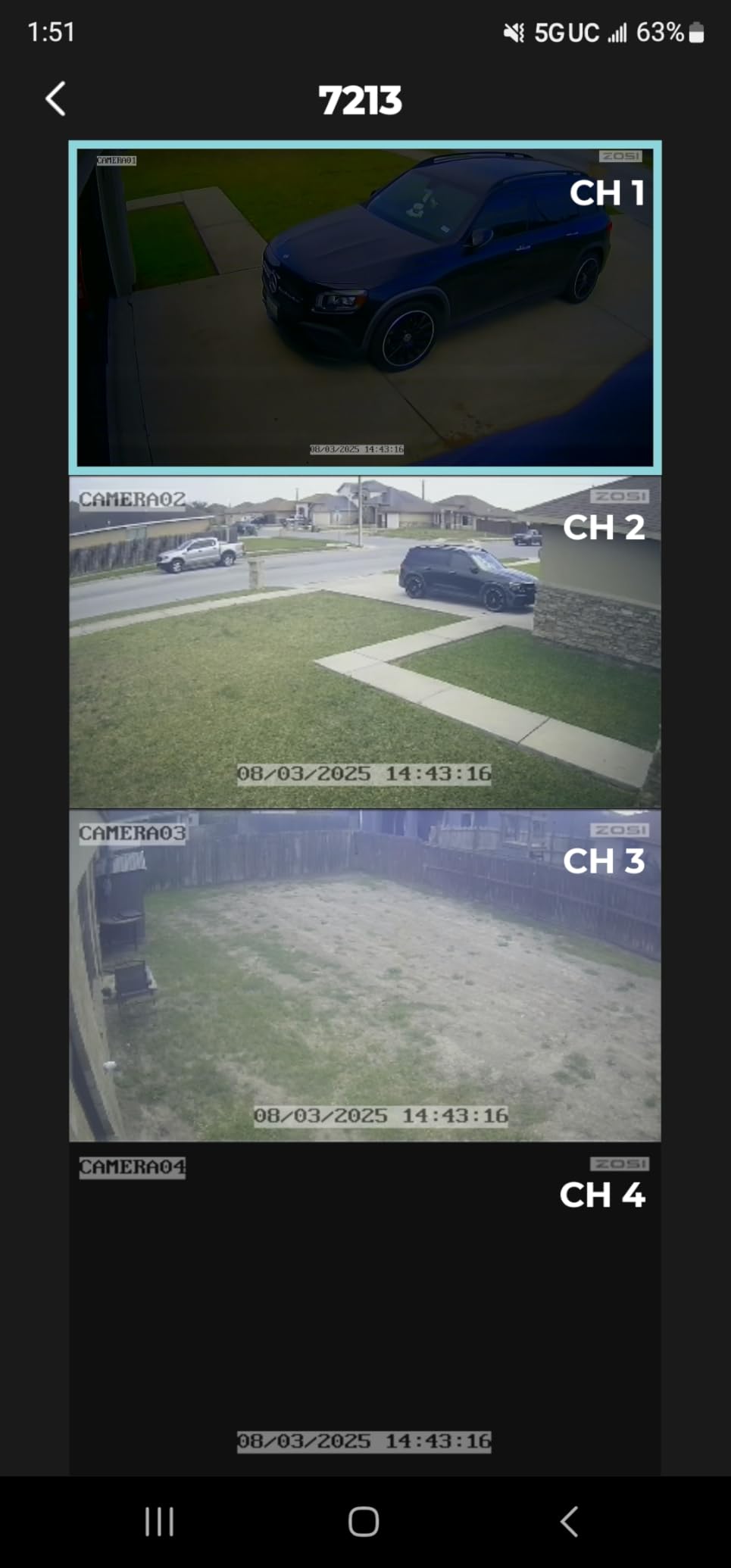 ZOSI 4 Pack 1080P HD TVI Wired Security Cameras, Outdoor Indoor Bullet Cam | 80ft Night Vision, IP66 Weatherproof, for 1080P/5MP/4K HD TVI Analog CCTV DVR Home Surveillance System customer photo 1