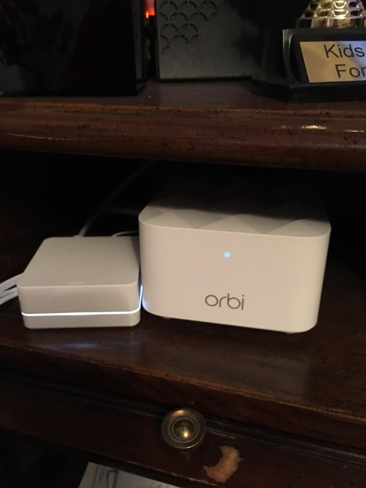 NETGEAR Orbi Whole Home Mesh WiFi System (RBK13) - Router Replacement Covers up to 4,500 sq. ft. with 1 Router & 2 Satellites customer photo 1