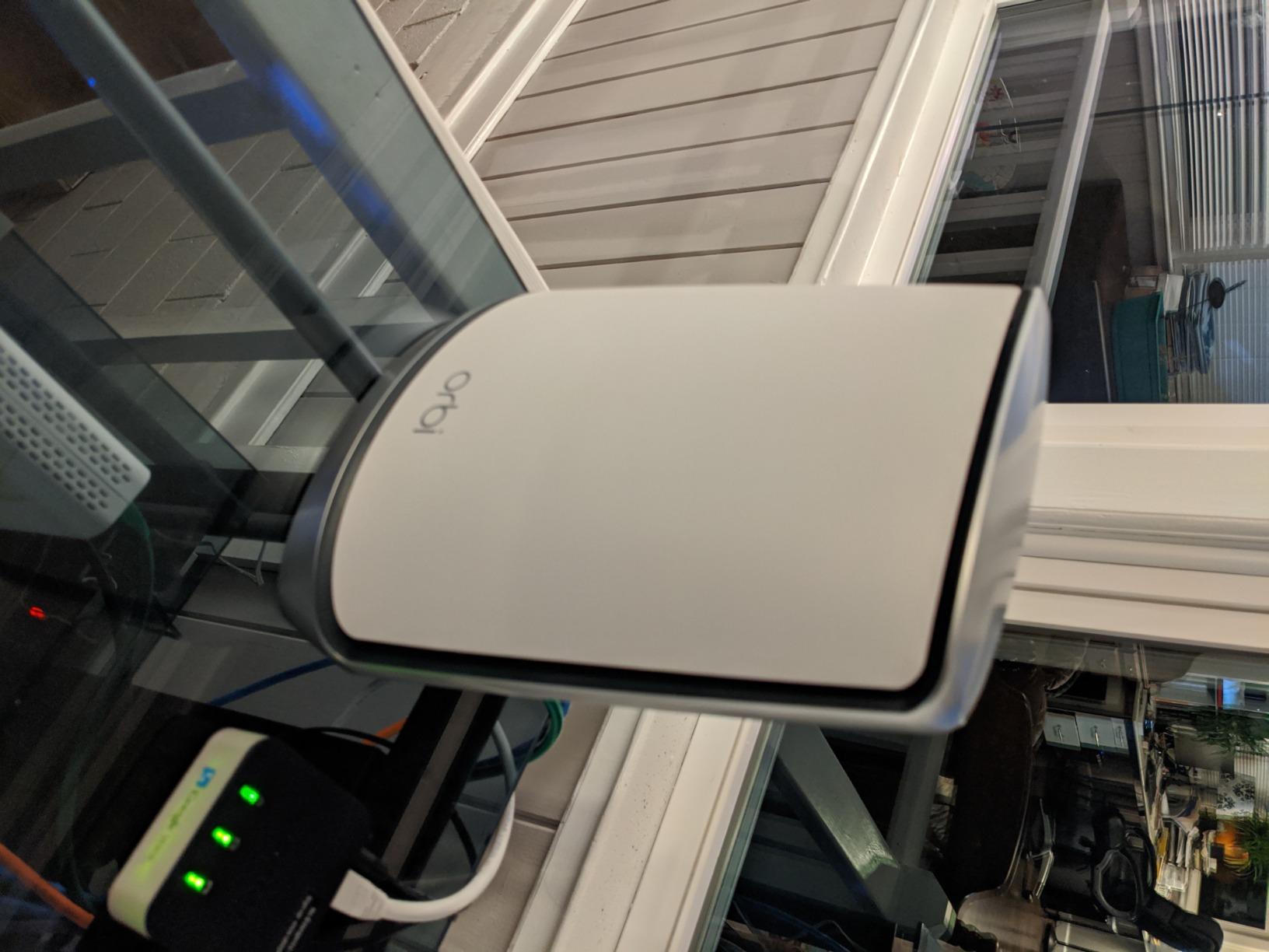 NETGEAR Orbi Whole Home Tri-Band WiFi 6 Mesh Network System (RBK853) - Coverage Up to 7,500 Square Feet, 100 Devices, AX6000 customer photo 1