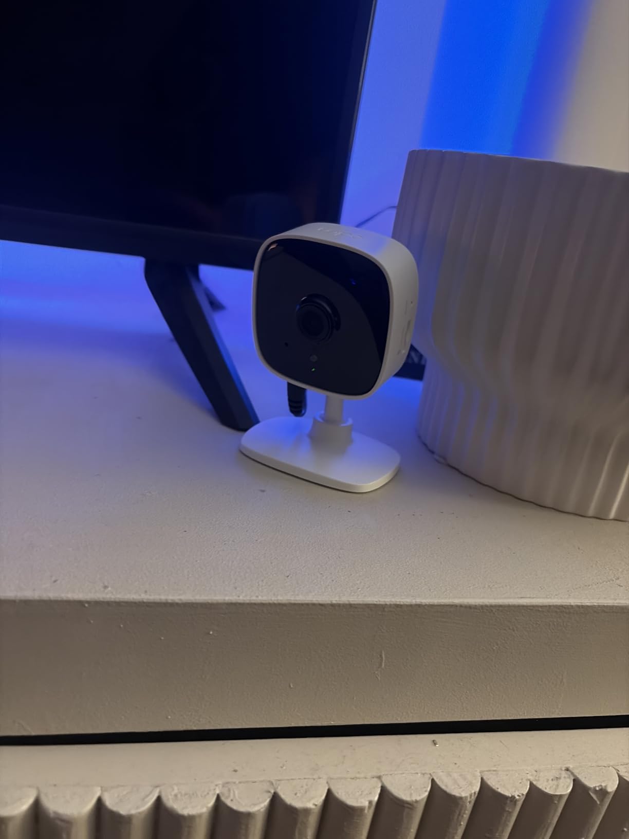 TP-Link Tapo 1080P Indoor Security Camera for Baby Monitor, Dog Camera w/Motion Detection, 2-Way Audio Siren, Night Vision, Cloud & SD Card Storage, Works w/Alexa & Google Home (Tapo C100) customer photo 2