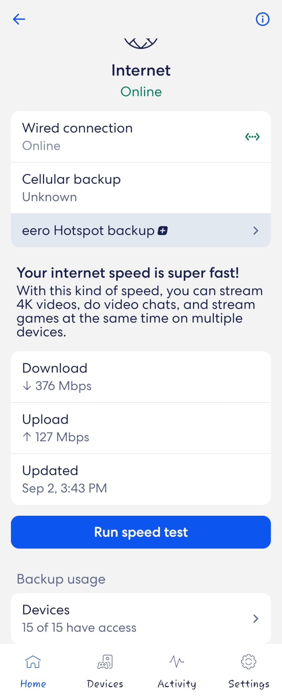 Like-New Amazon eero Pro 6 tri-band mesh Wi-Fi 6 router with built-in Zigbee smart home hub customer photo 1