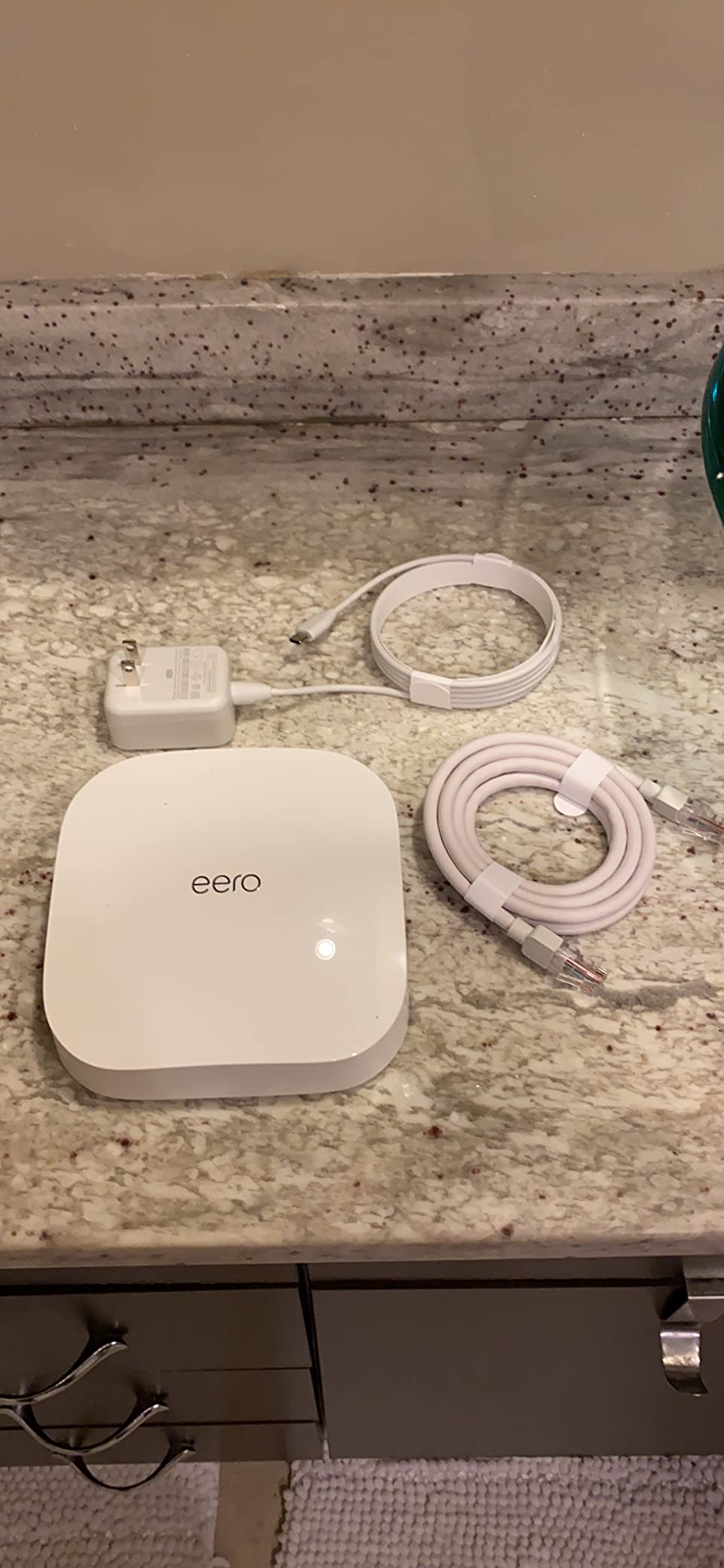 Like-New Amazon eero Pro 6 tri-band mesh Wi-Fi 6 router with built-in Zigbee smart home hub customer photo 2