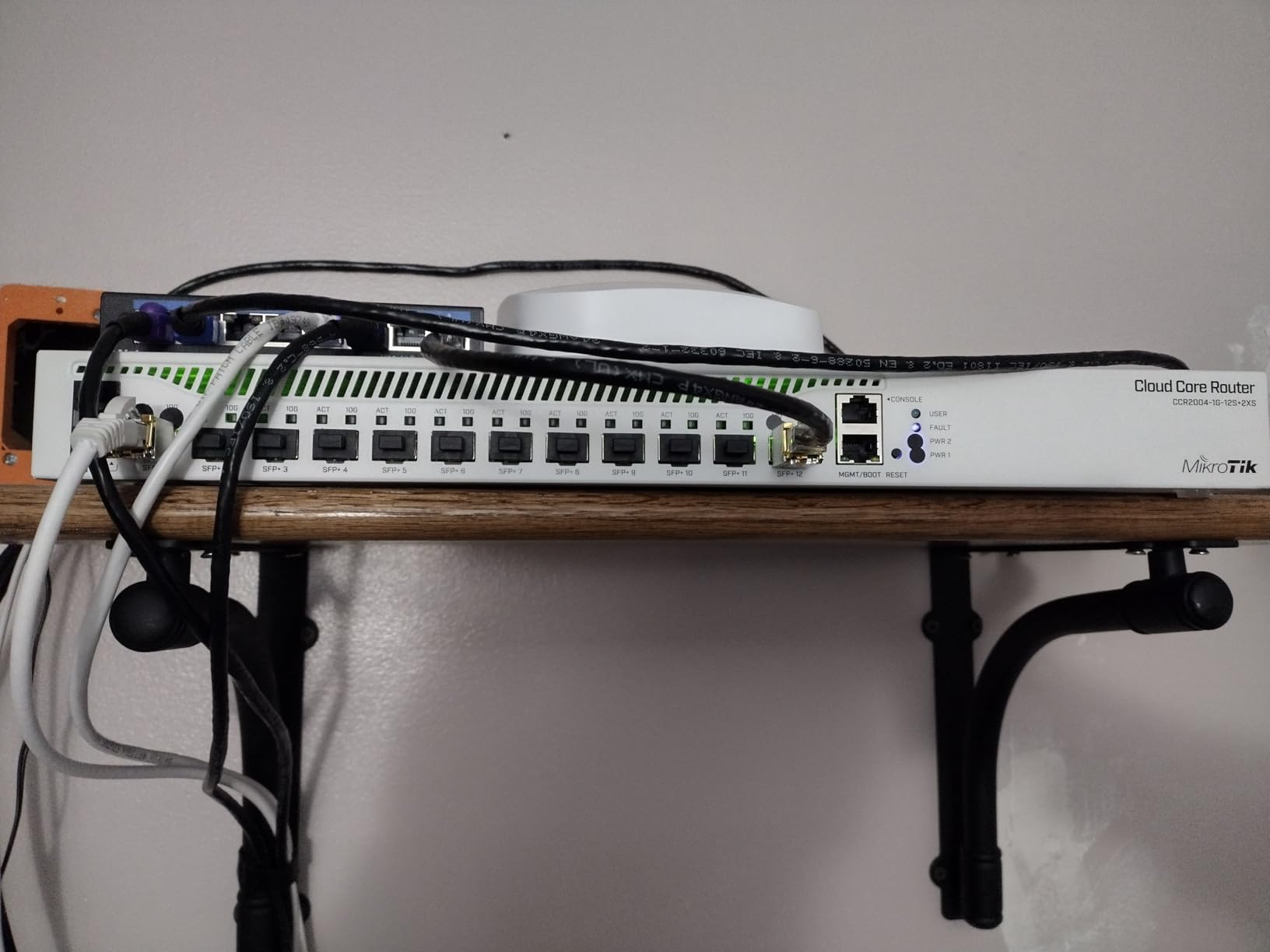 Mikrotik CCR2004-1G-12S+2XS Ethernet Router customer photo 1