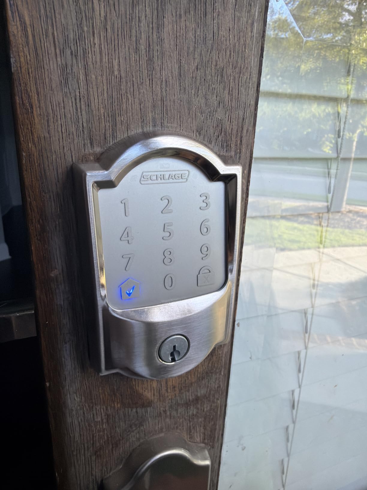 Schlage Encode Smart WiFi Deadbolt Lock with Century Trim, Matte Black | Keyless entry door lock, Touchscreen keypad, App control, Alexa, Google Home, Ring & Airbnb compatible, Certified security customer photo 2