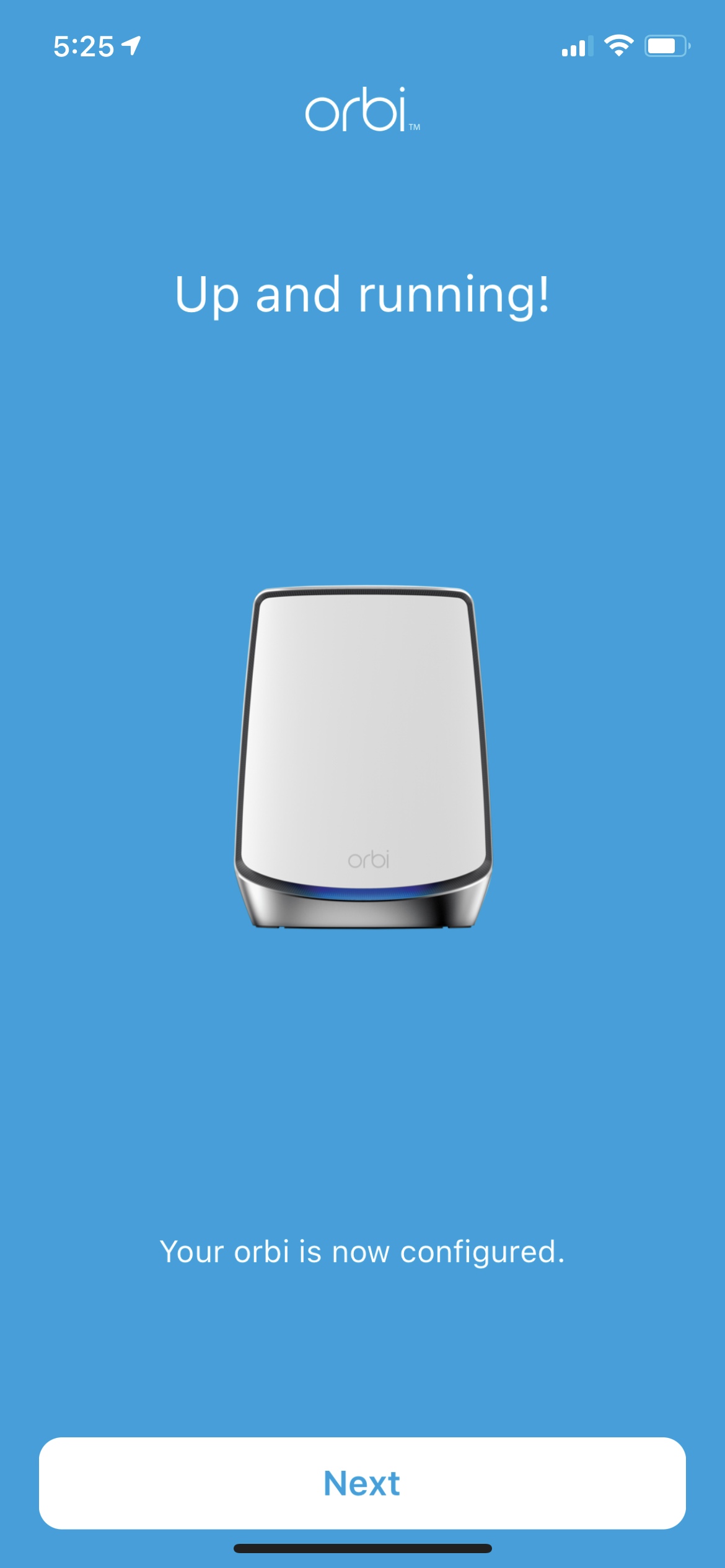 NETGEAR Orbi Whole Home Tri-Band Mesh WiFi 6 System (RBK753S) - Coverage up to 7,500 sq.ft, 40 Devices, 4.2Gbps customer photo 1