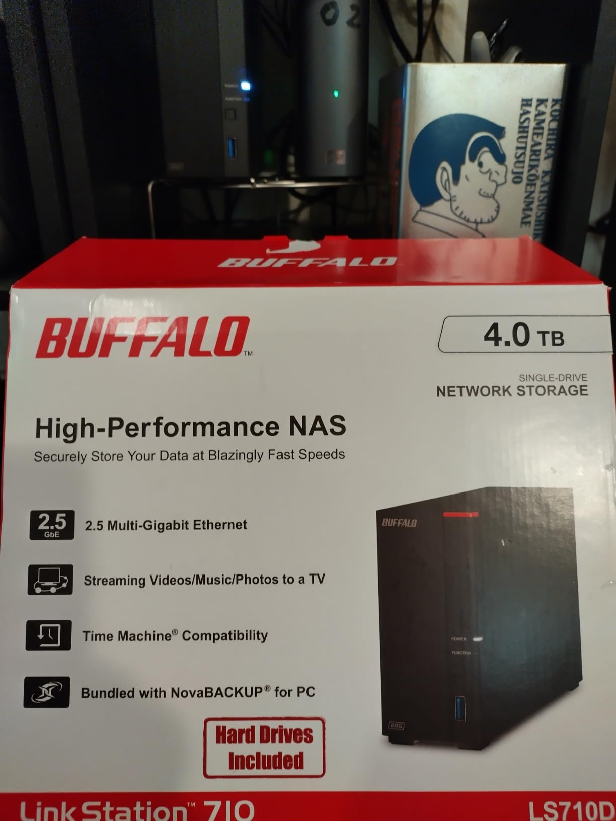 BUFFALO LinkStation 710 8TB 1-Bay NAS Network Attached Storage with HDD Hard Drives Included - Home Cloud / Network Storage Device customer photo 1