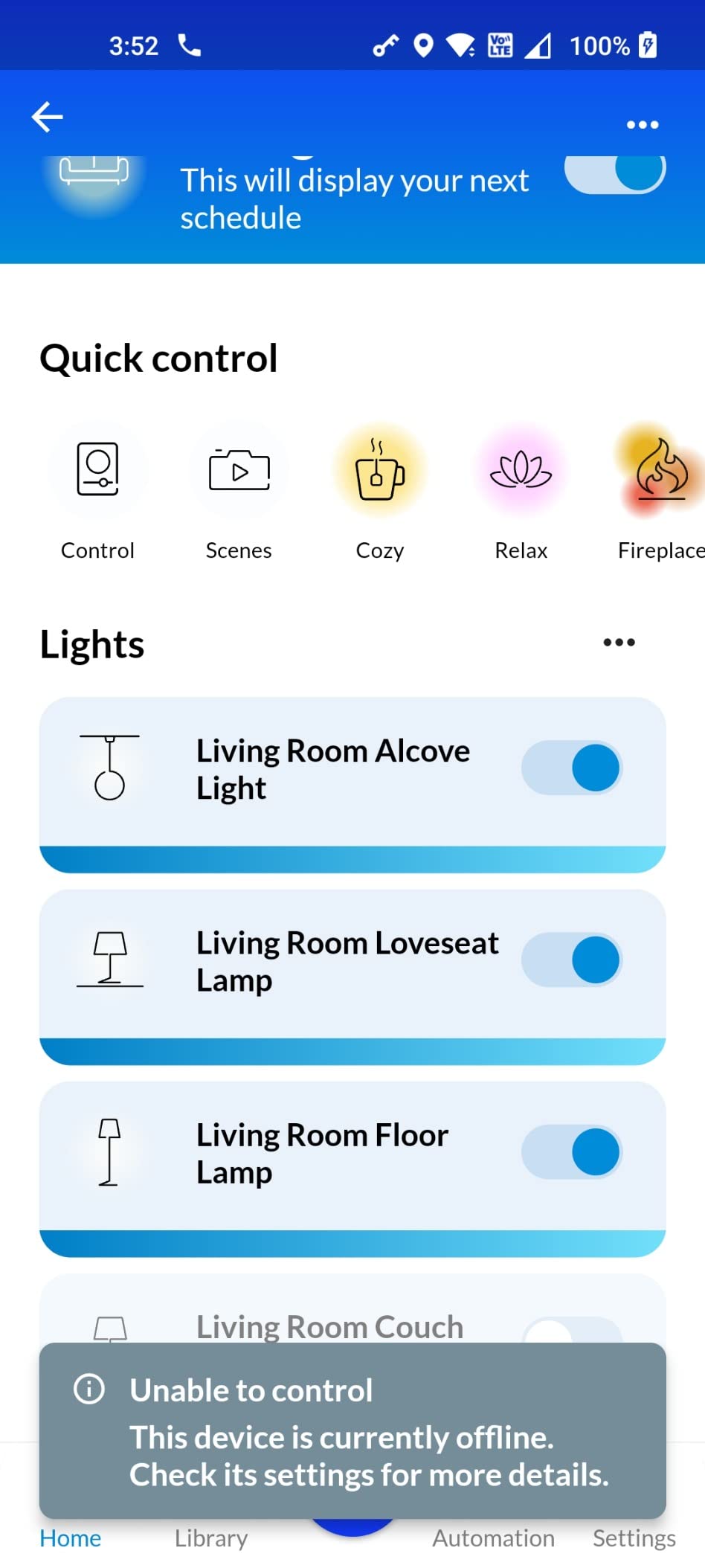 Cync GE Smart Lighting Connected Light Bulbs, 2-Pack, Color A19 60W 800LM E26 Indoor LED Lights, Smart Bulbs with Motion Detection, Control with Voice or App customer photo 1