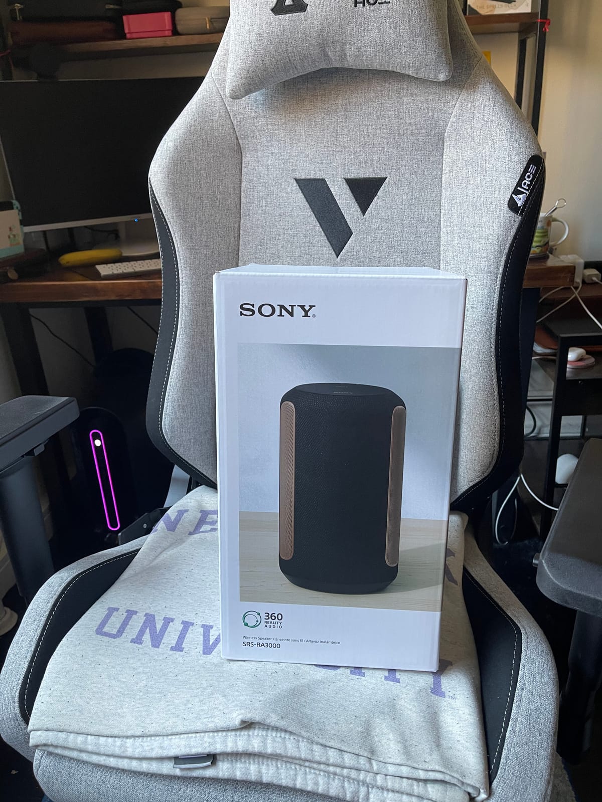 Sony SRS-RA3000 360 Reality Audio Wi-Fi / Bluetooth Wireless Speaker, Works with Alexa and Google Assistant, Black customer photo 2