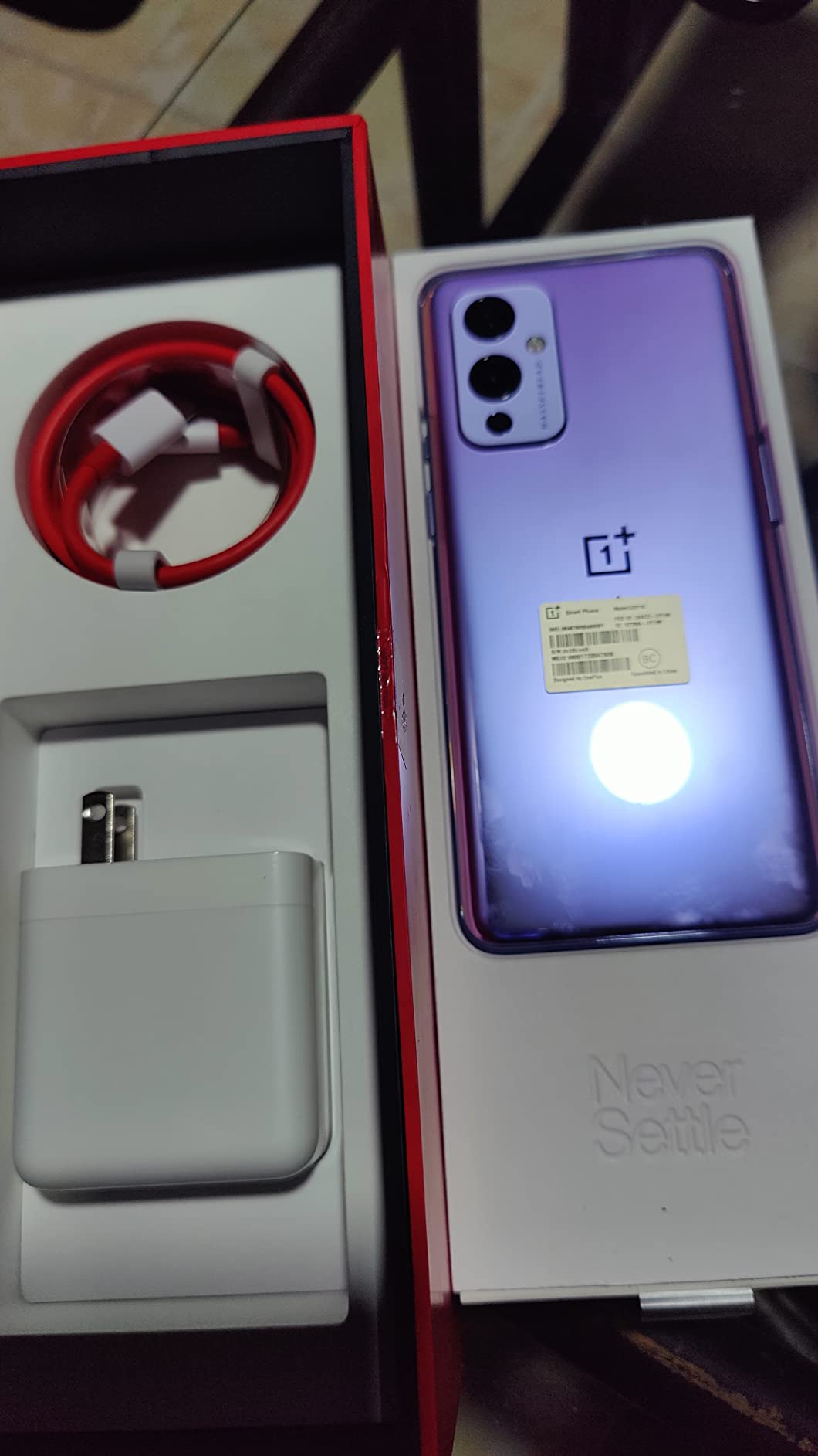 OnePlus 9 Winter Mist, 5G Unlocked Android Smartphone U.S Version, 8GB RAM+128GB Storage, 120Hz Fluid Display, Hasselblad Triple Camera, 65W Ultra Fast Charge, 15W Wireless Charge, with Alexa Built-in customer photo 1