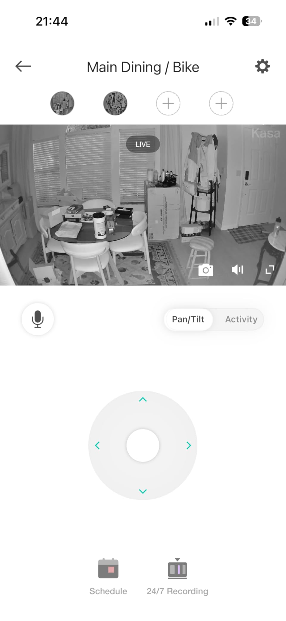 Kasa 2K+ Indoor Pan/Tilt Wired Security Camera, Baby & Pet Monitor, KC410S, Motion Detection & Tracking, 2-Way Audio, Night Vision, Subscription-Free Local Storage or Optional Cloud customer photo 1