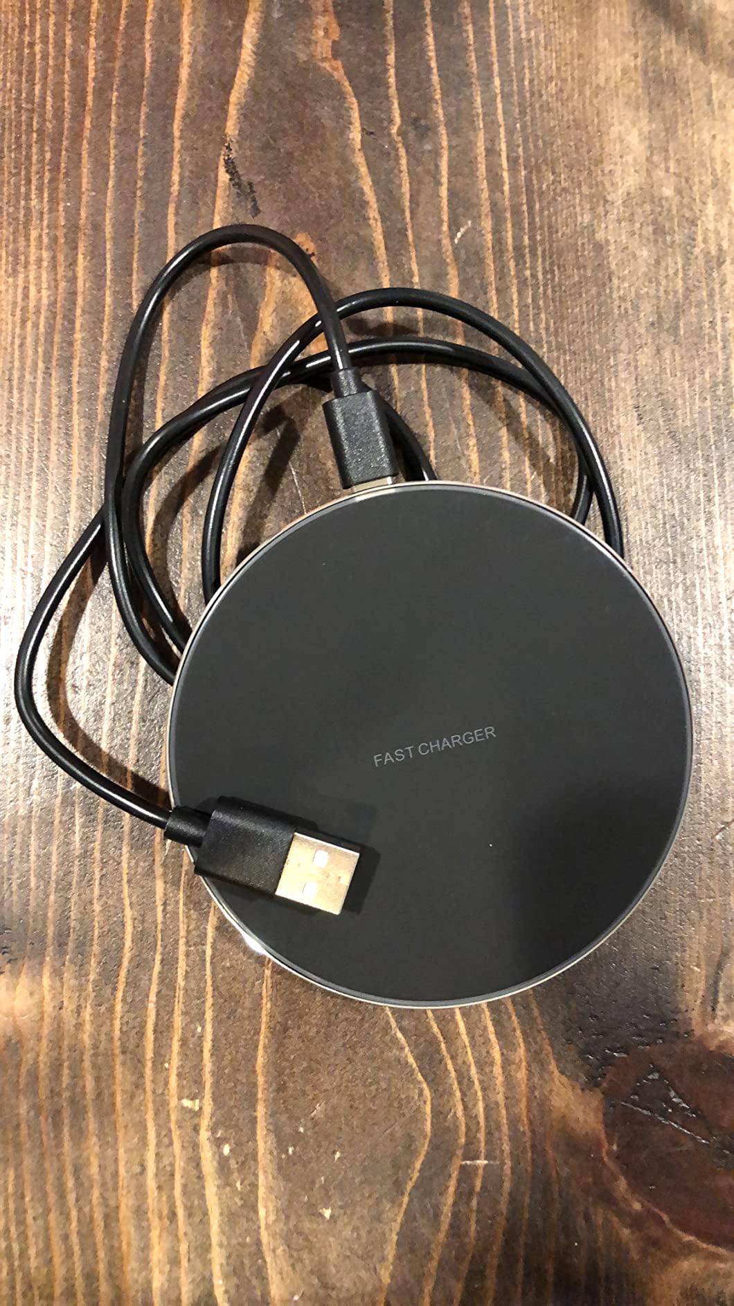Fast Wireless Charger,20W Max Wireless Charging Induction Pad,Black customer photo 2