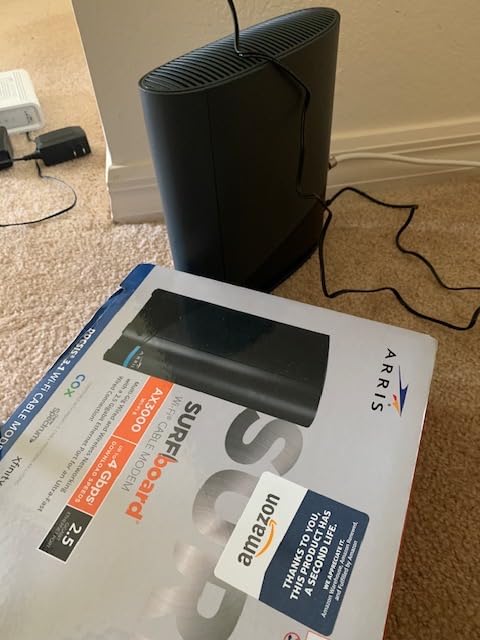 ARRIS Surfboard G36 DOCSIS 3.1 Multi-Gig Modem & Wi-Fi 6 Router | AX3000 | Up to 2.5 Gbps plans; AX3000 Wi-Fi 6 to 2,500 sq ft; 2.5 GbE + four 1 GbE ports; Xfinity, Cox, Spectrum compatible. customer photo 2