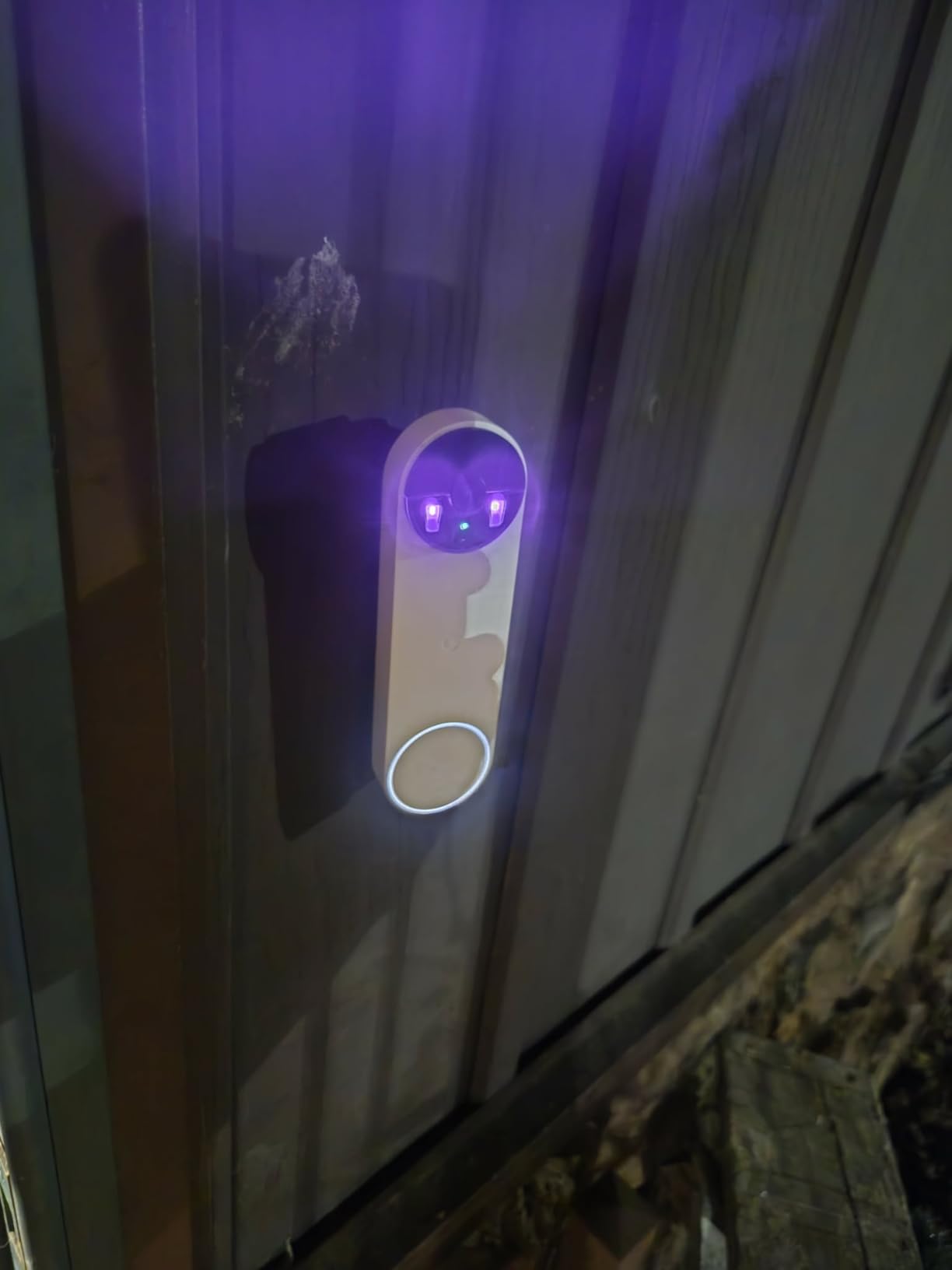 Google Nest Doorbell (Battery) - Ash | 6x digital zoom video doorbell, HD, 24/7 live view, Night vision, HDR, works with Google Home & Gemini customer photo 2