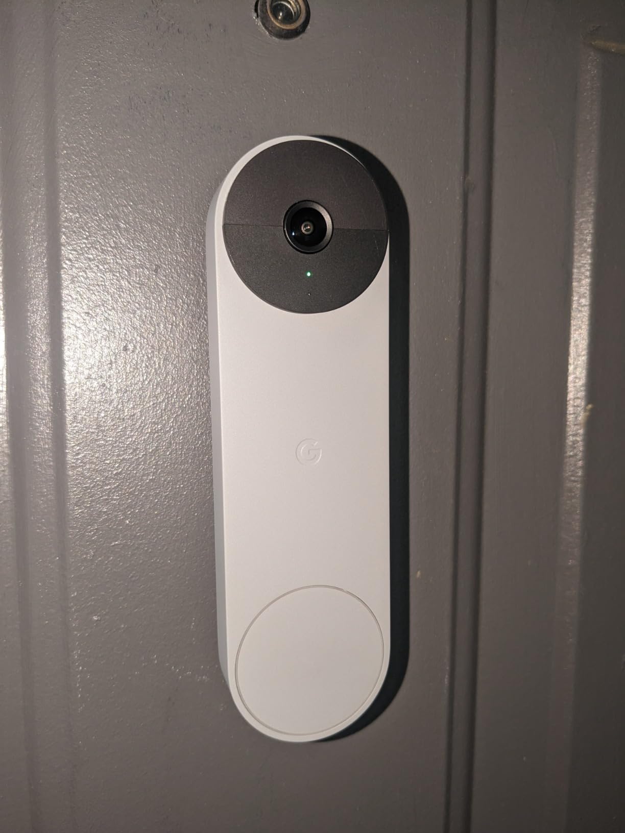 Google Nest Doorbell (Battery) - Snow customer photo 1