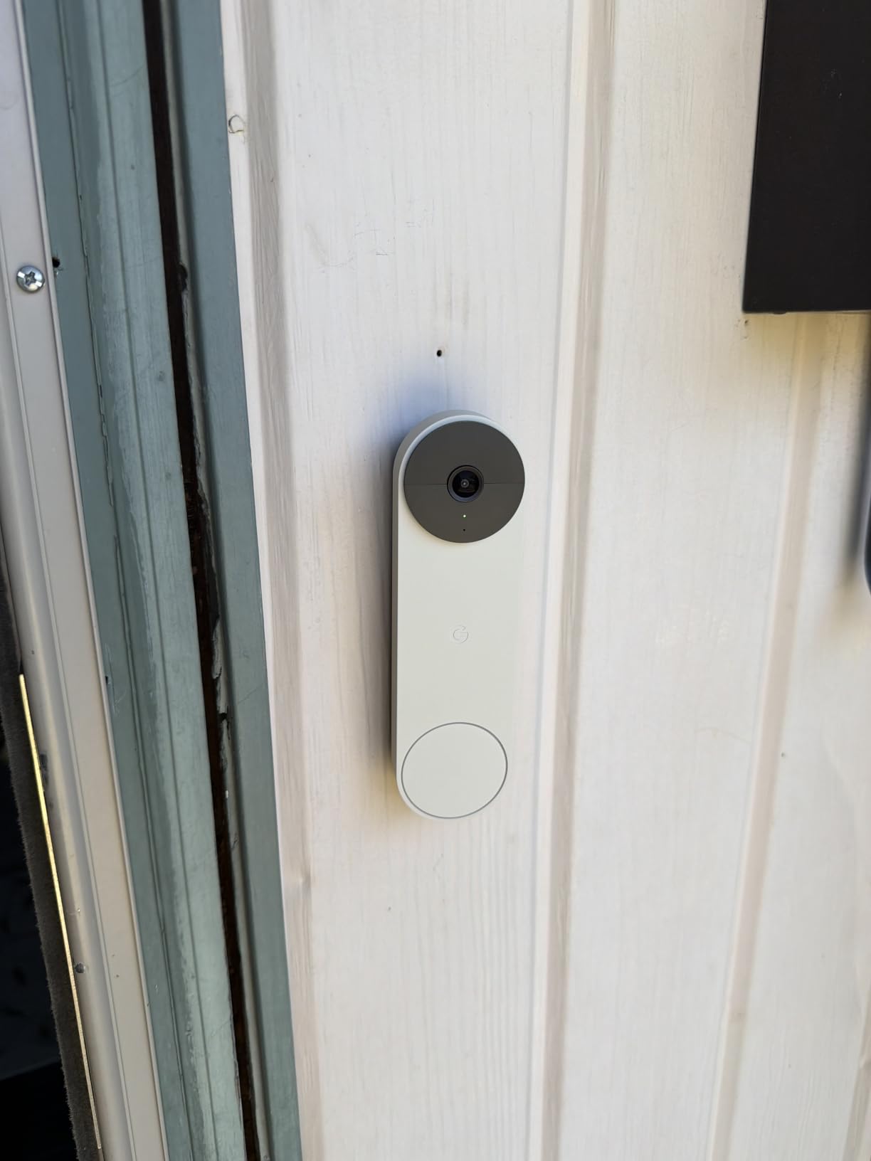 Google Nest Doorbell (Battery) - Snow customer photo 2