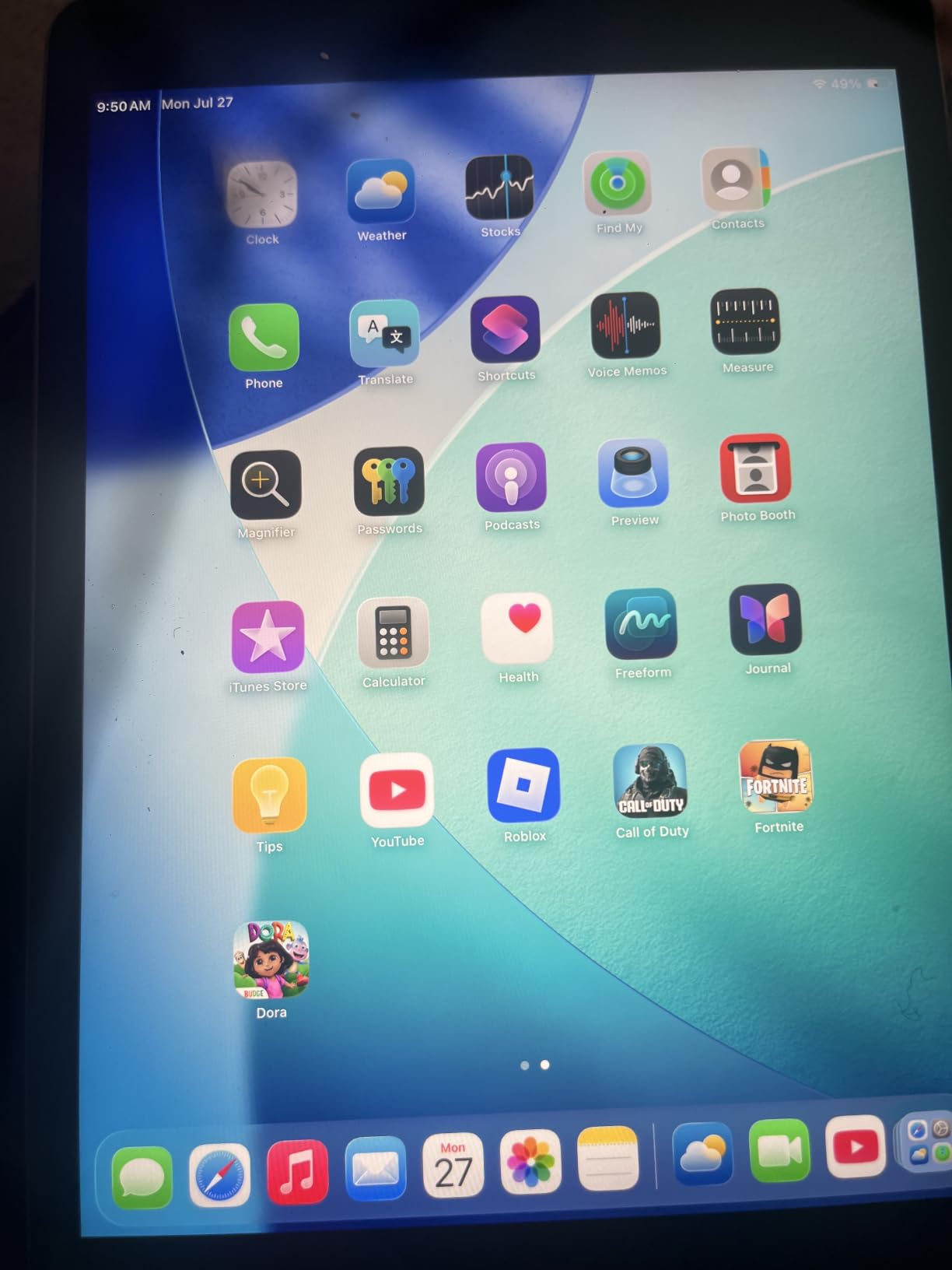 Apple 2021 iPad 10.2-inch, Wi-Fi, 64GB, Silver (Renewed) customer photo 2
