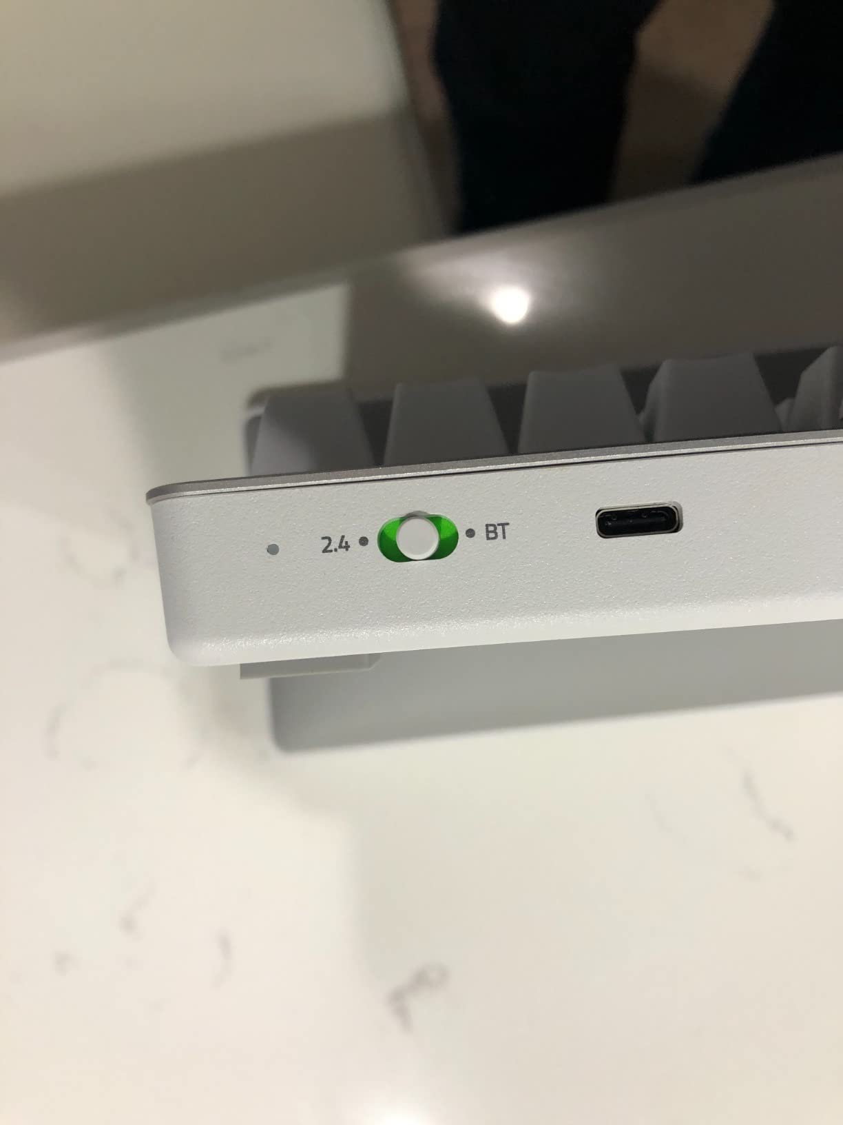 Razer Pro Type Ultra Wireless Mechanical Keyboard: Silent Linear Switches customer photo 2