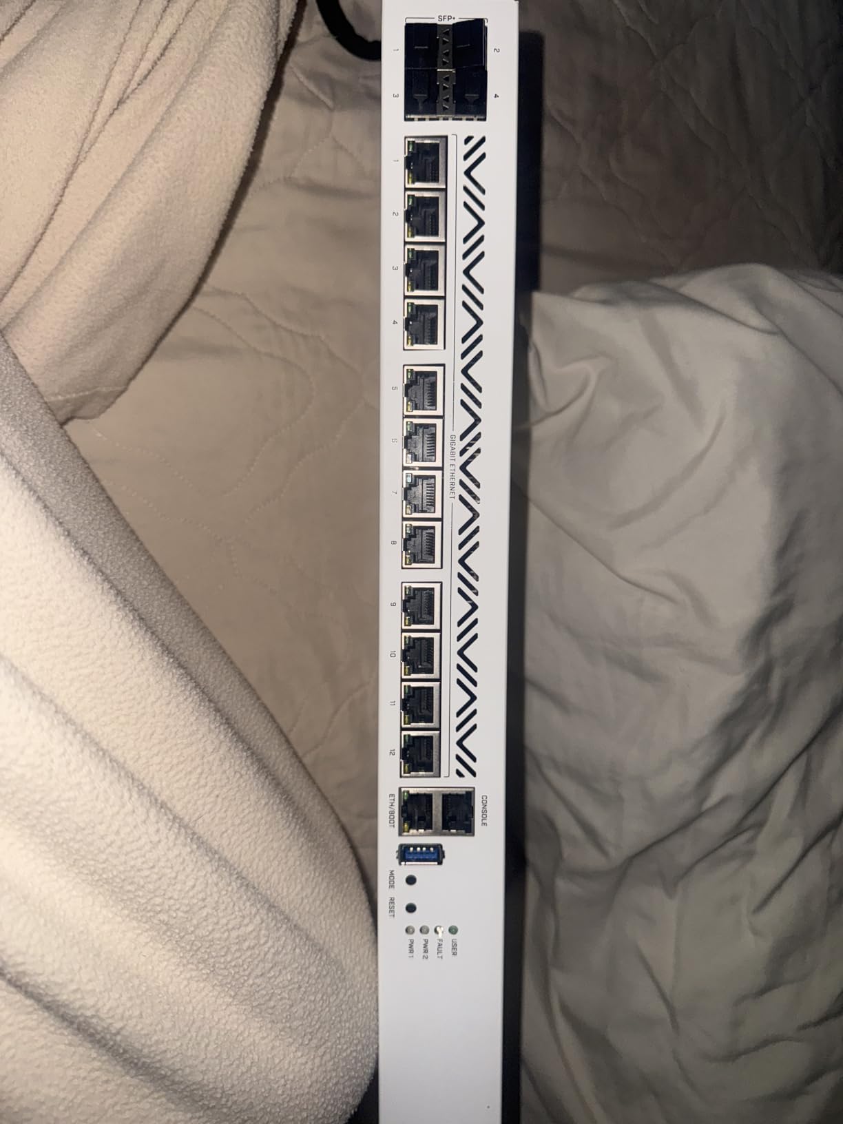 Mikrotik CCR2116-12G-4S+ Cloud Core Router 16GB 13xGb 4xSFP+ customer photo 1