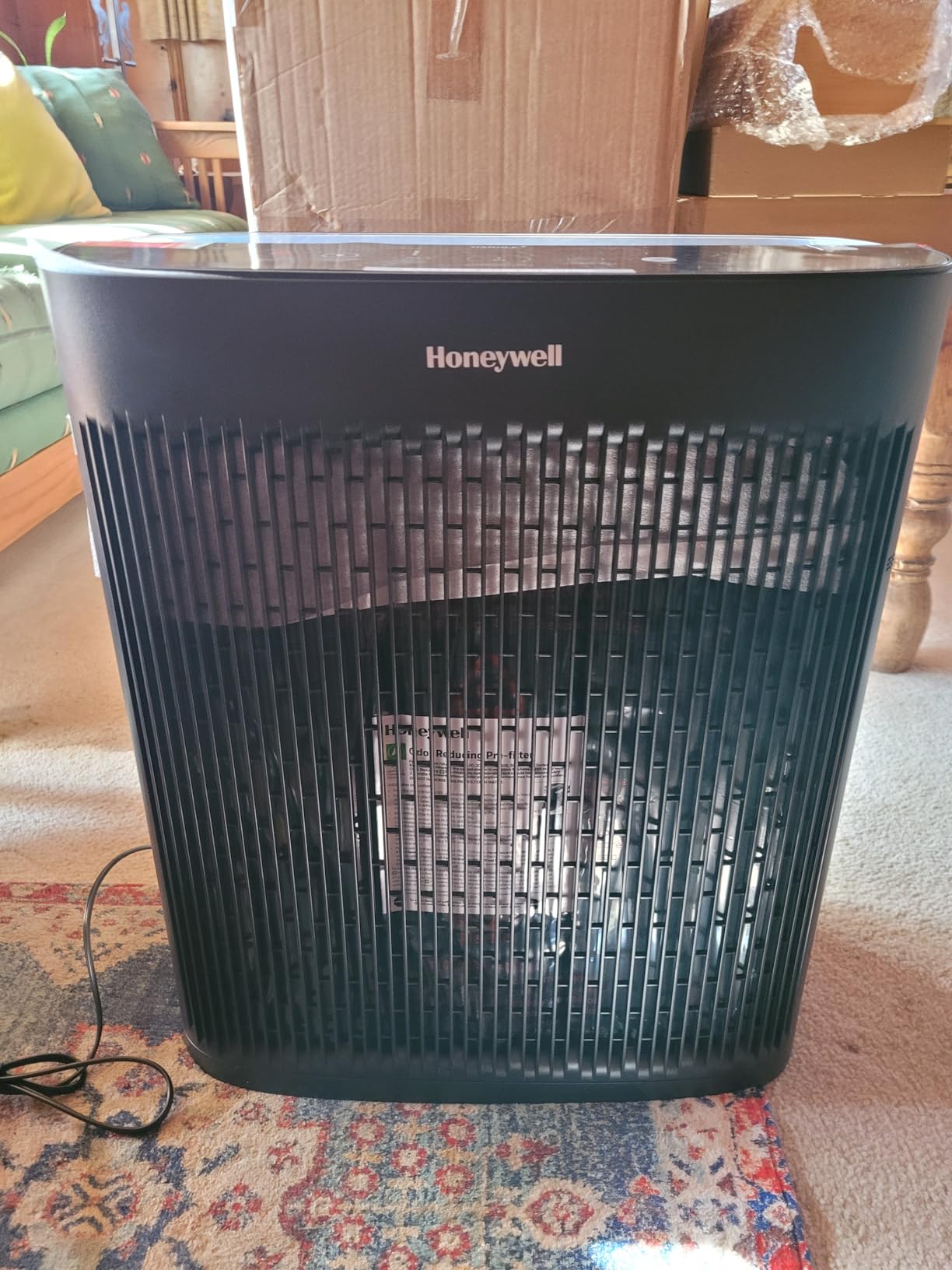 Honeywell HEPA Air Purifier for Home and Large 1700 ft² Rooms, Black customer photo 2