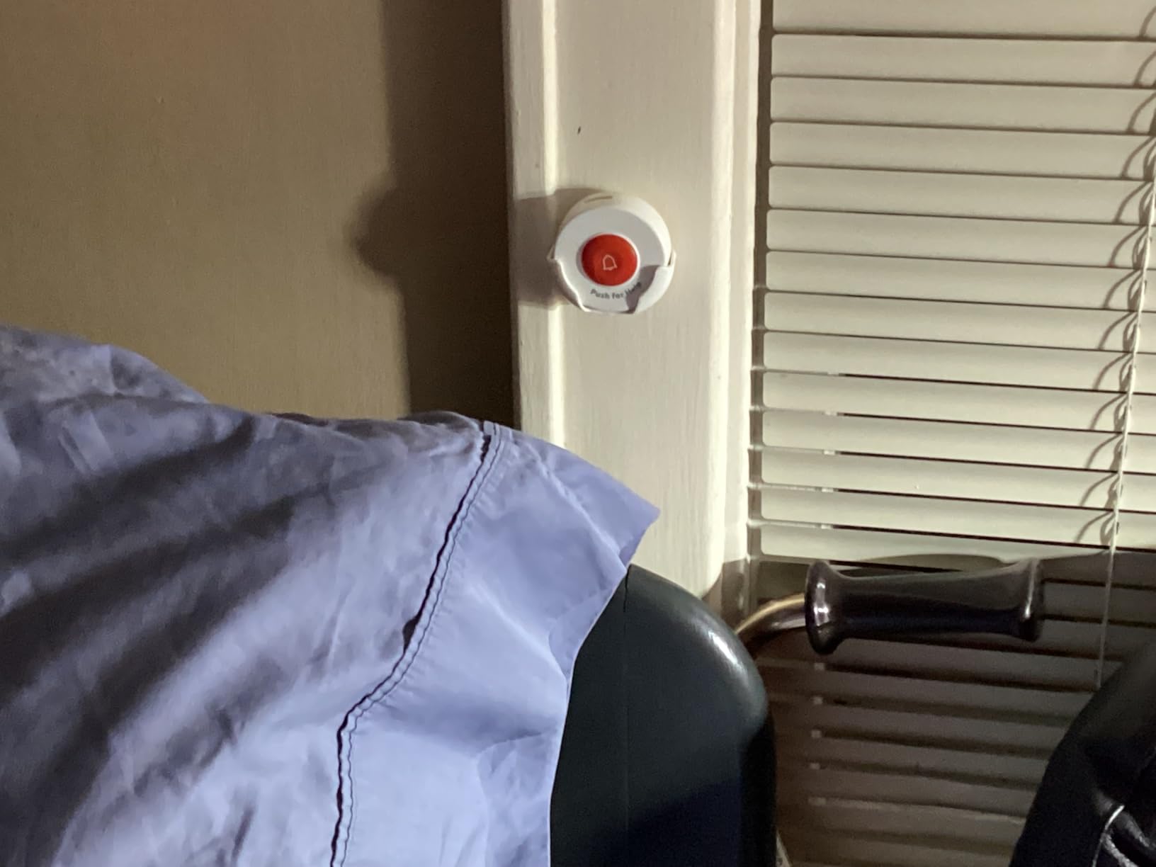 Caregiver Pager with 2 Wireless Call Buttons for Home Care - Portable battery-powered caregiver pager delivers reliable alerts when help is needed at home customer photo 2