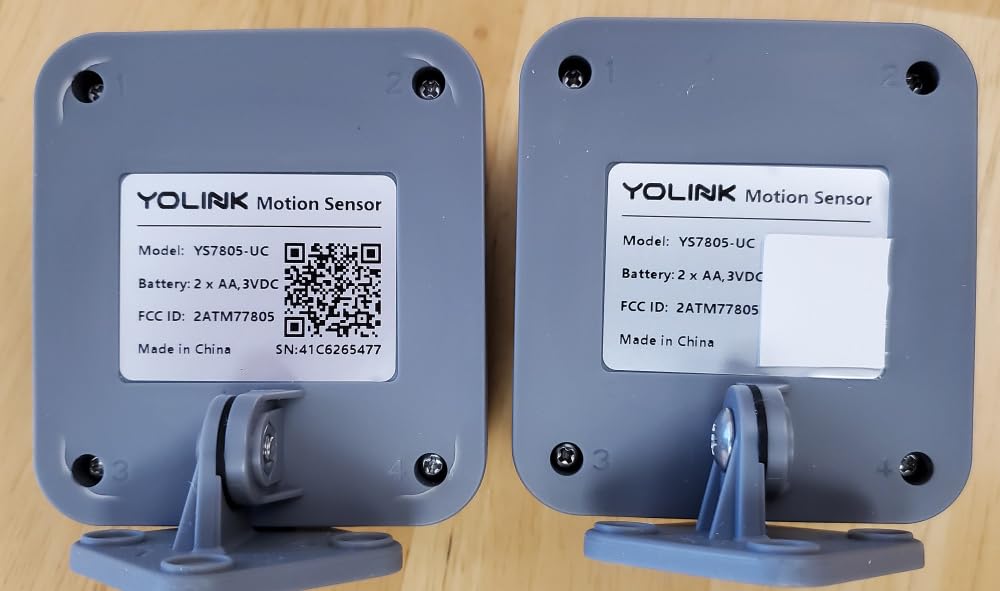 YoLink Outdoor Motion Sensor Kit, 2 LoRa Motion Sensors + SpeakerHub, Driveway Alert, D2D Direct Pairing Works Without Internet, App Email SMS Alerts, Alexa Routines, 2+ Year Battery, Hub Included customer photo 2