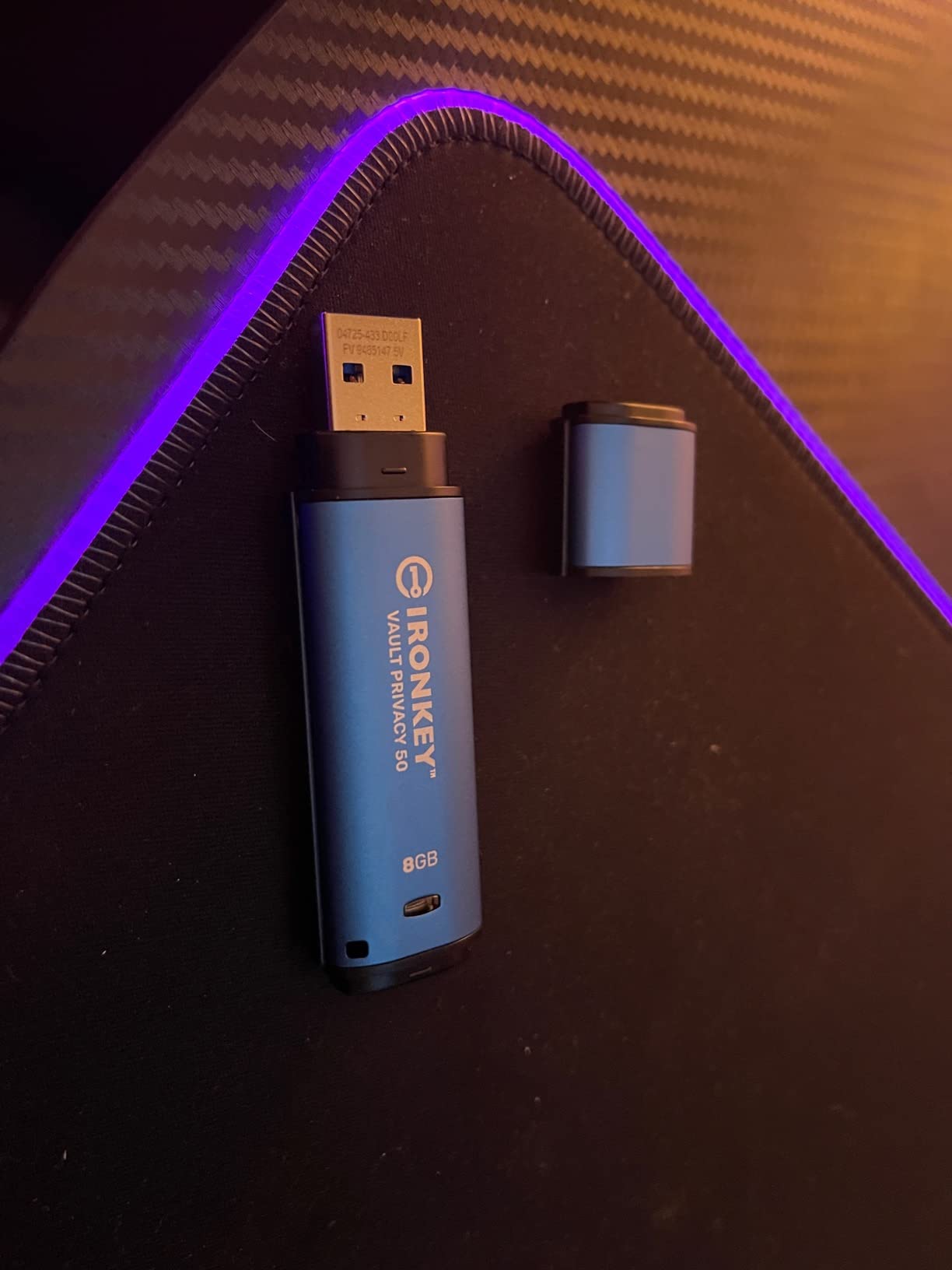 Kingston IronKey Vault Privacy 50 16GB Encrypted USB | FIPS 197, AES-256bit, BadUSB Attack Protection, Multi-Password Options, IKVP50/16GB customer photo 1