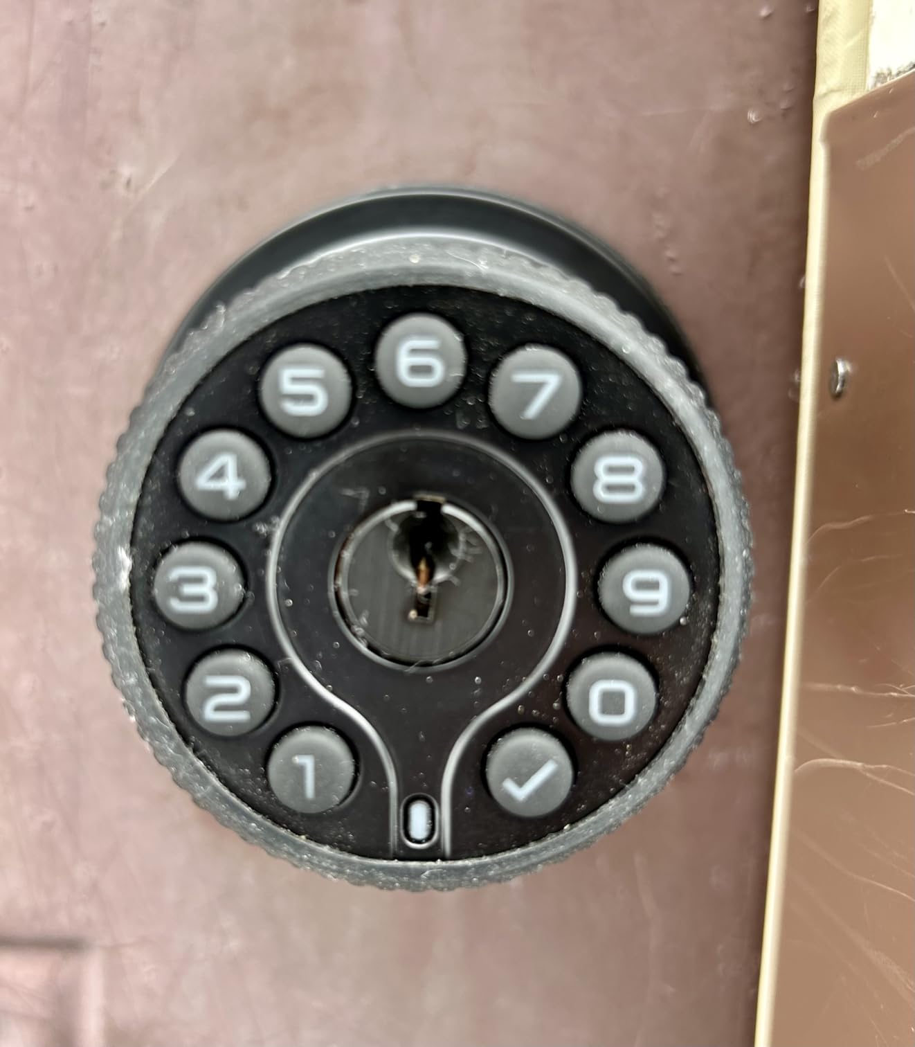 iulock Keypad & Key Smart Door Lock, 50 User Codes, Waterproof, Auto Lock - Matte Black customer photo 2