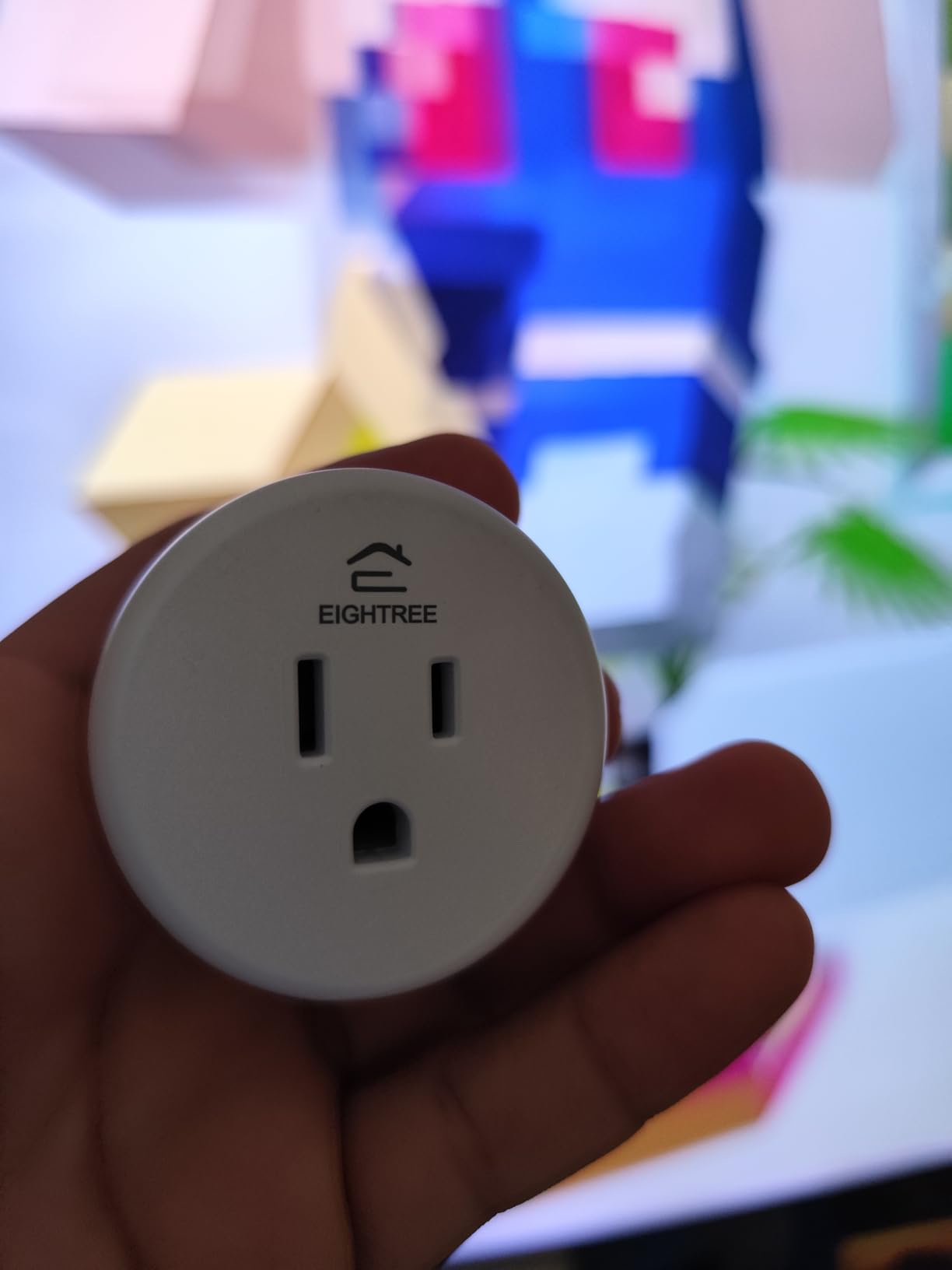 EIGHTREE Smart Plug WiFi Outlet Works with Alexa & Google Home, 15A, 4-Pack | Smart Home Socket with Remote Control & Timer Function, WiFi Plug for household appliances, No Hub Required, 2.4GHz WiFi Only customer photo 1