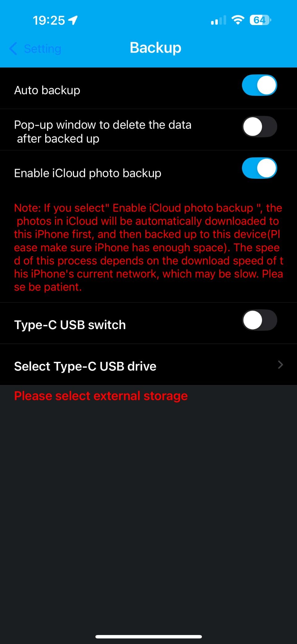 iDiskk MFi Certified 2TB External Hard Drive for iPhone,iPad,MacBook,PC,Photo Storage Phone Drive for Android Mobile to Backup Photos | Video | Files (auto Backup) for iPhone 17/16/ 15/14/13/12 customer photo 2
