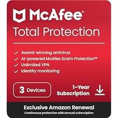 McAfee Total Protection 2026 Antivirus Software for 3 Devices | Auto-Renews customer photo 1