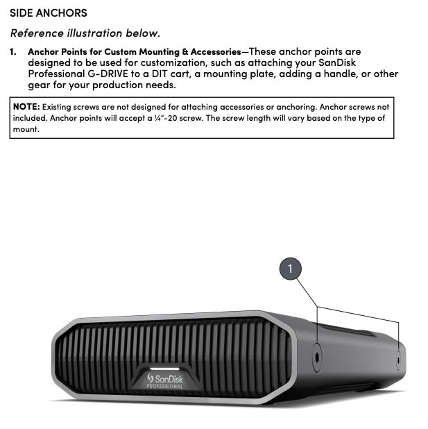 Sandisk Professional 12Tb G Drive Desktop HDD | 7200RPM customer photo 1