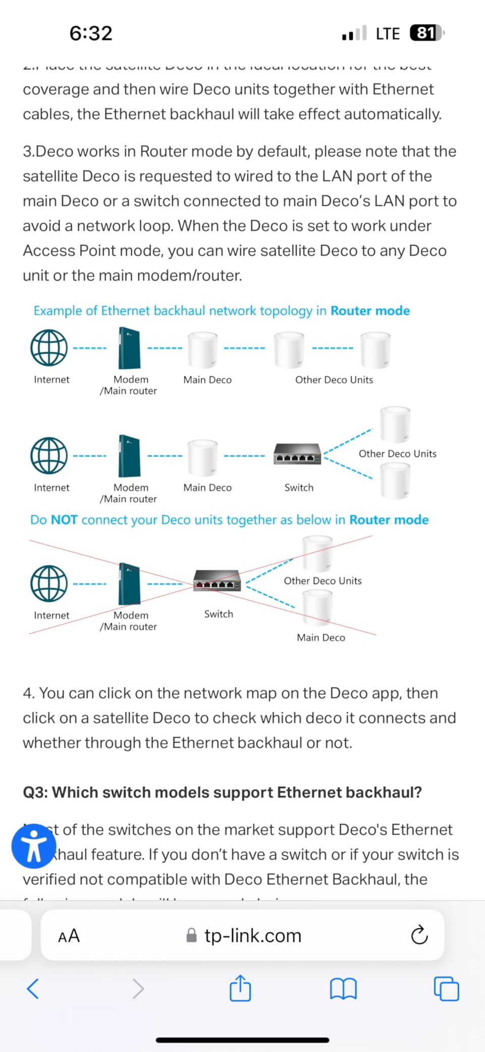 TP-Link Deco X50 AX3000 Mesh WiFi System - Ceiling/Wall-Mountable WiFi 6 Mesh, Replaces Router/Access Point/Extender, Powered, Dual 2.5G Ports, 3-Pack customer photo 2