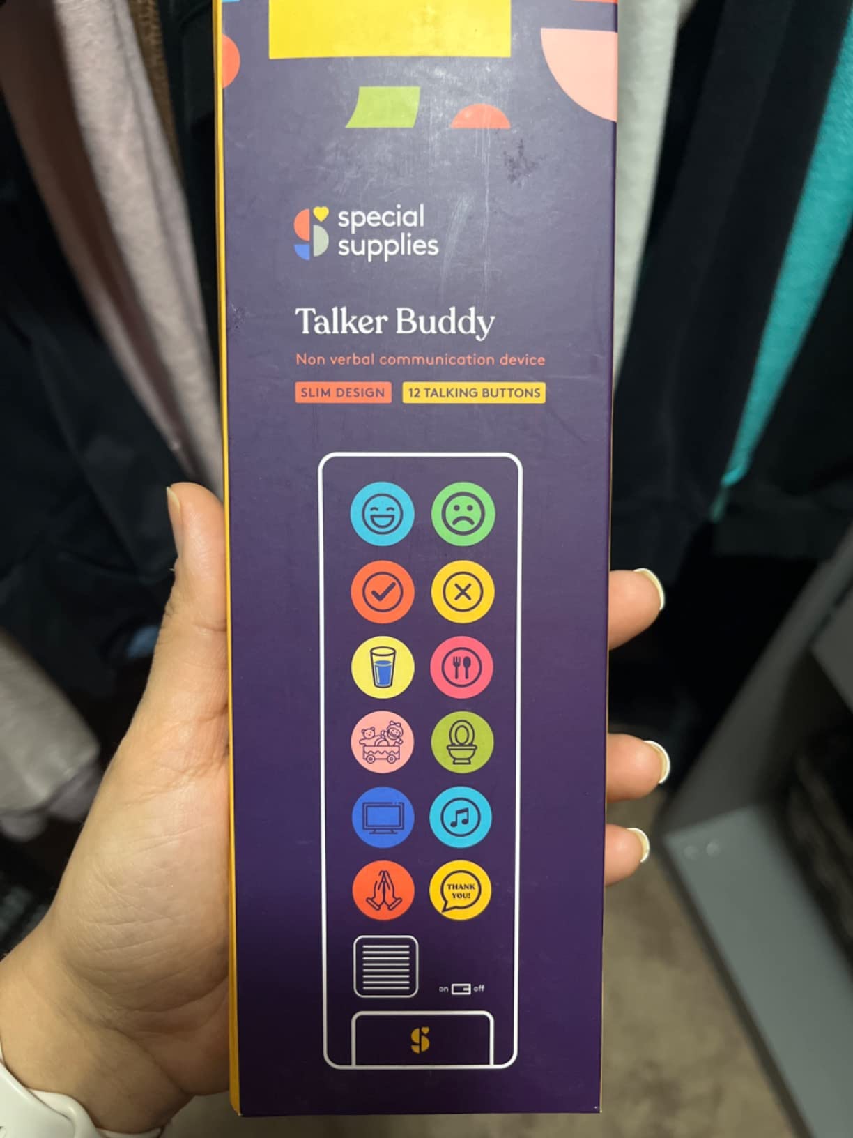Special Supplies AAC Communication Device for Speech Therapy, Talker Buddy Communication Device for Non Verbal Kids & Adults, Talking Aids for Home or School + Travel Bag (Talker Buddy) customer photo 1