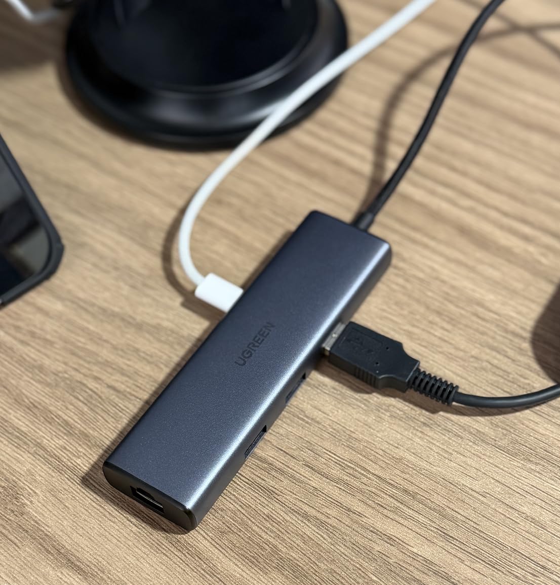 UGREEN Revodok 6 in 1 USB C Hub Gigabit Ethernet Adapter with 4K HDMI | 100W PD Charging, USB A Data Ports Compatible with MacBook Neo/Pro/Air M1, M2, M3, M4,M5,iPad, iPhone 17/16, Steam Deck customer photo 1