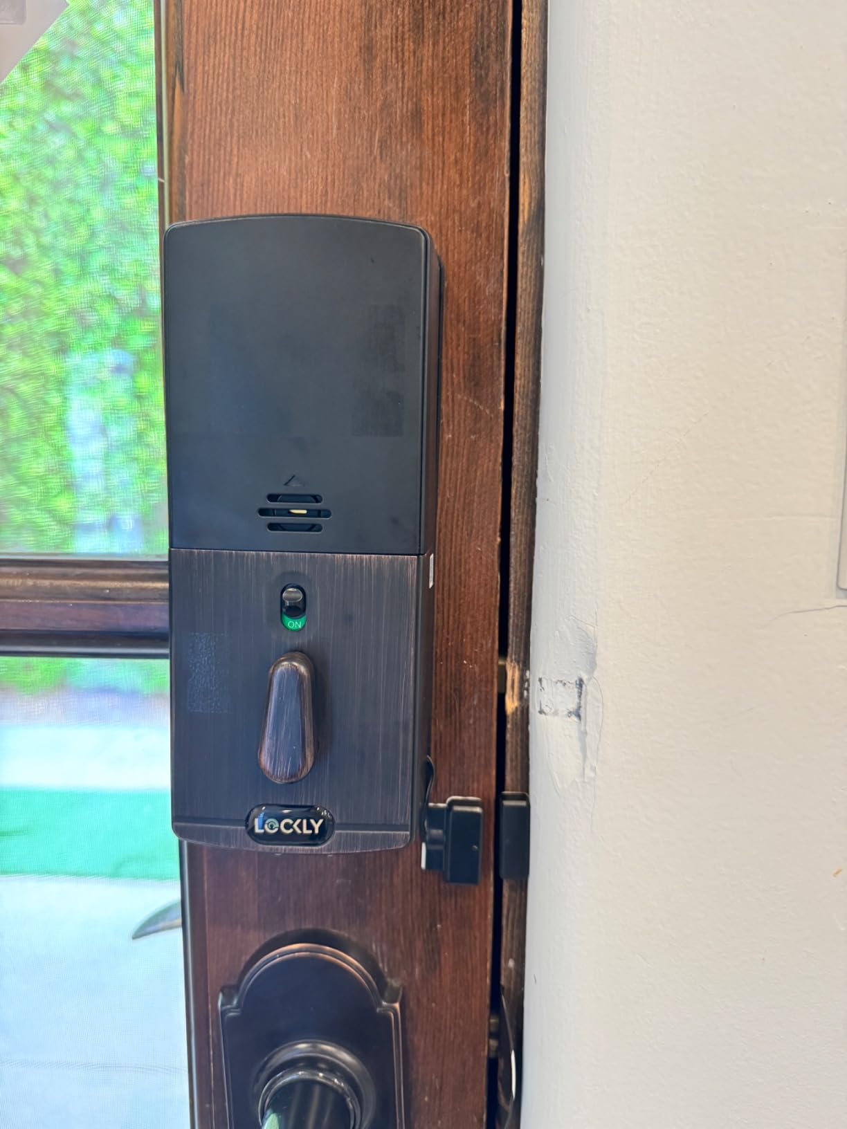 Lockly Secure Pro Smart Deadbolt Lock with WiFi Hub | Fingerprint Keyless Entry Door Lock with PIN Genie Patented Keypad, ANSI Grade 1, Alexa / Google Compatible, Auto Lock customer photo 1