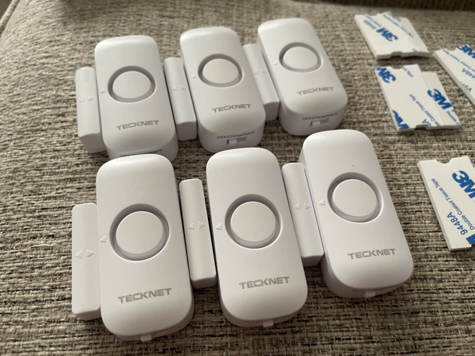 TECKNET Door Alarms for Kids Safety, Window Alarm Pool Alarms Door Alarm for Home Security, 2-in-1 Alarm & Chime, 3-Level Volume Control, Wireless Alarm for House Hotel Cars Sheds Caravans (6 Pack) customer photo 1