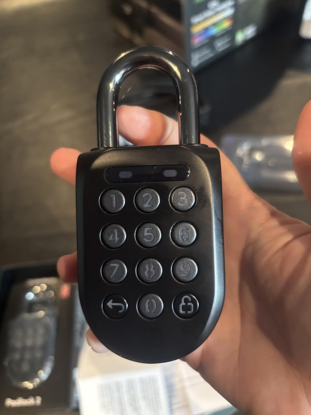 igloohome New Smart Padlock 2 (SP2), The Toughest Smart Padlock - Share Access from Anywhere with the Mobile app (iOS/Android) - No WiFi Needed, Waterproof & Rechargeable customer photo 1