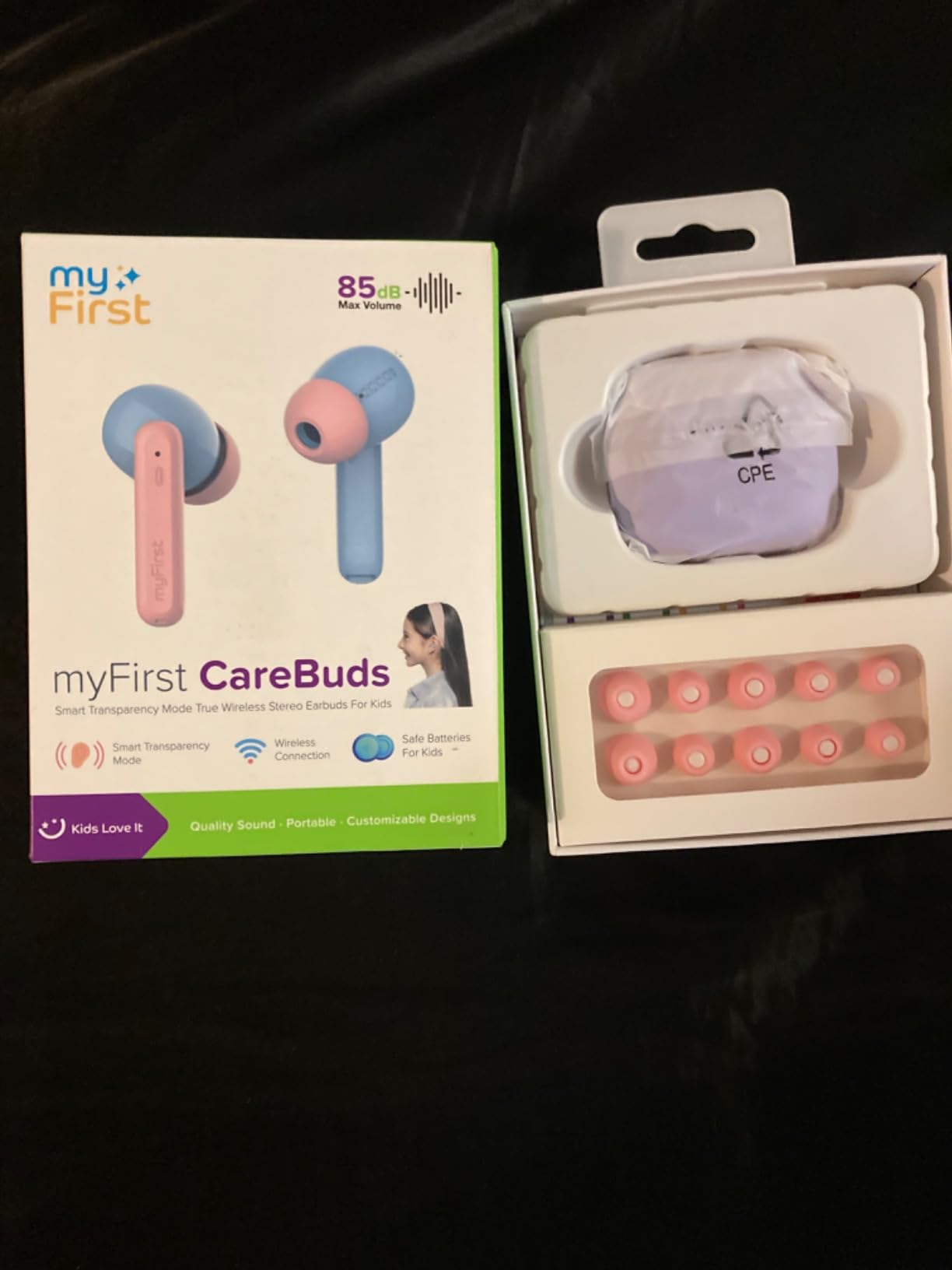 myFirst CareBuds Kids Earbuds 85dB Volume Limit Small Ear Fit customer photo 1